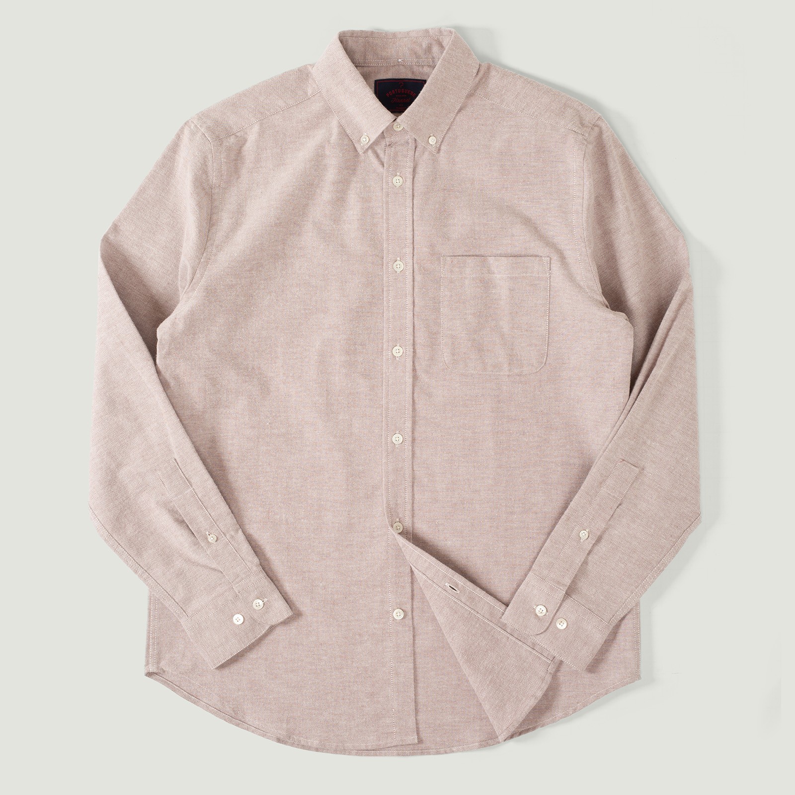vignette flaneurs chemise PORTUGUESE FLANNEL Brushed Oxford Bordeaux