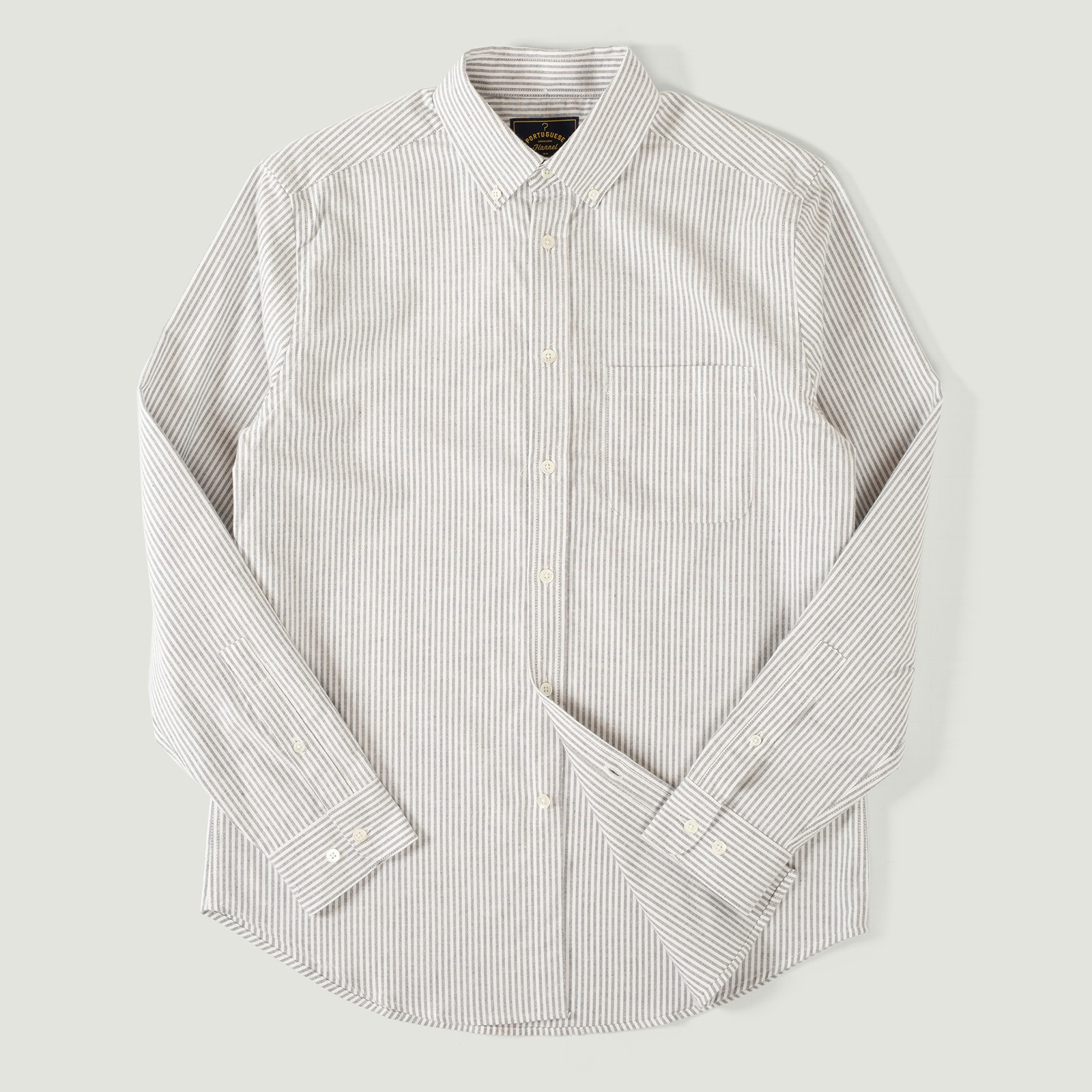 vignette flaneurs chemise PORTUGUESE FLANNEL Brushed Oxford Blue