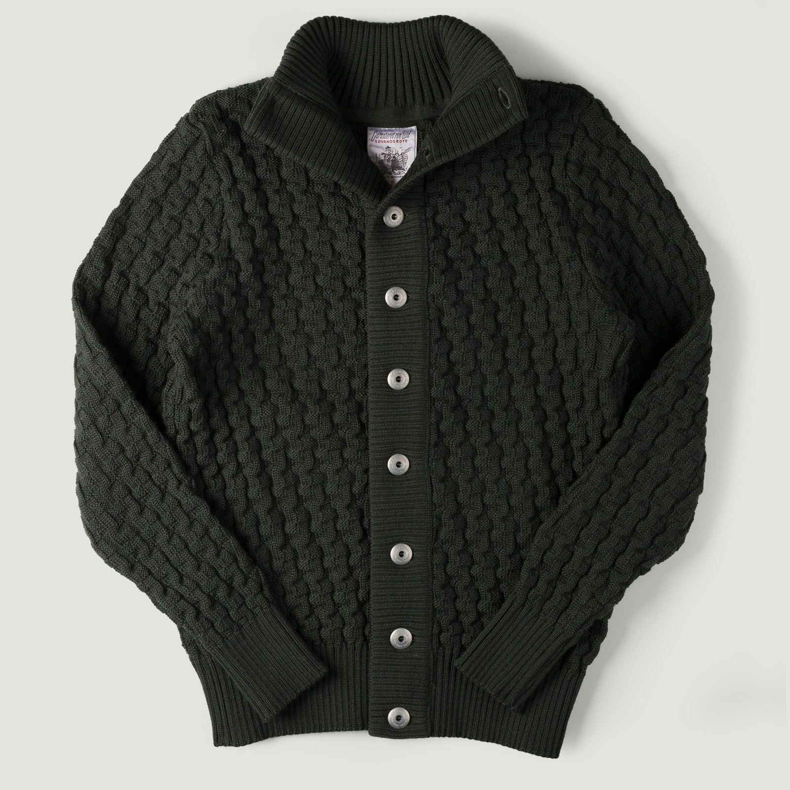 Stark Cardigan Dark Forest Green