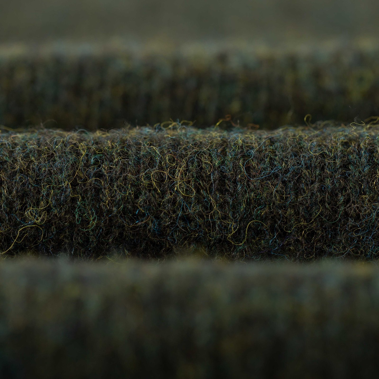 pull laine ecossais Harley of Scotland X Flâneurs closeup-evergreen