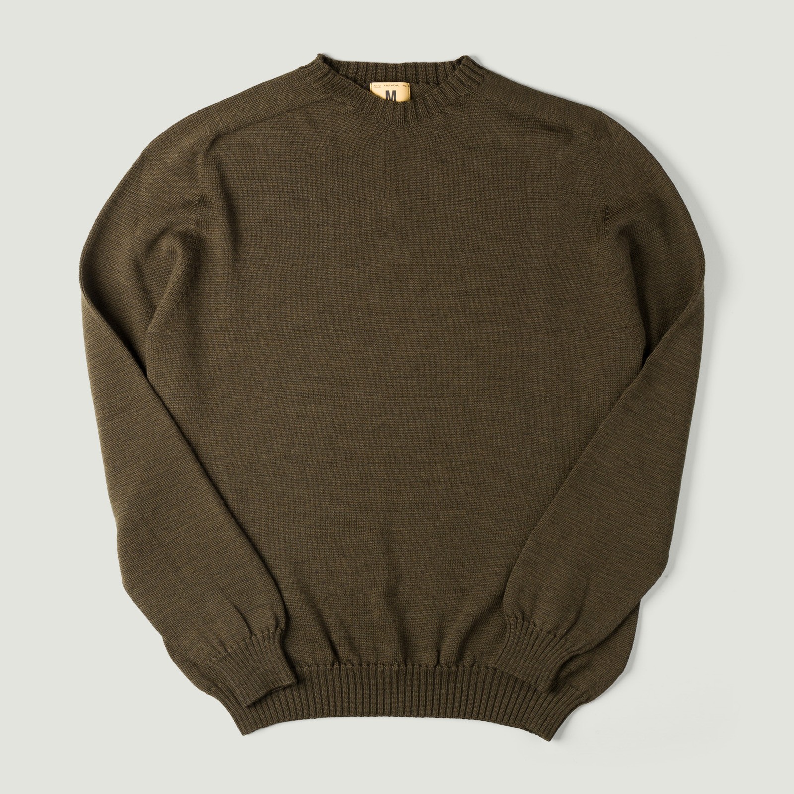 Aris Khaki Crewneck Sweater