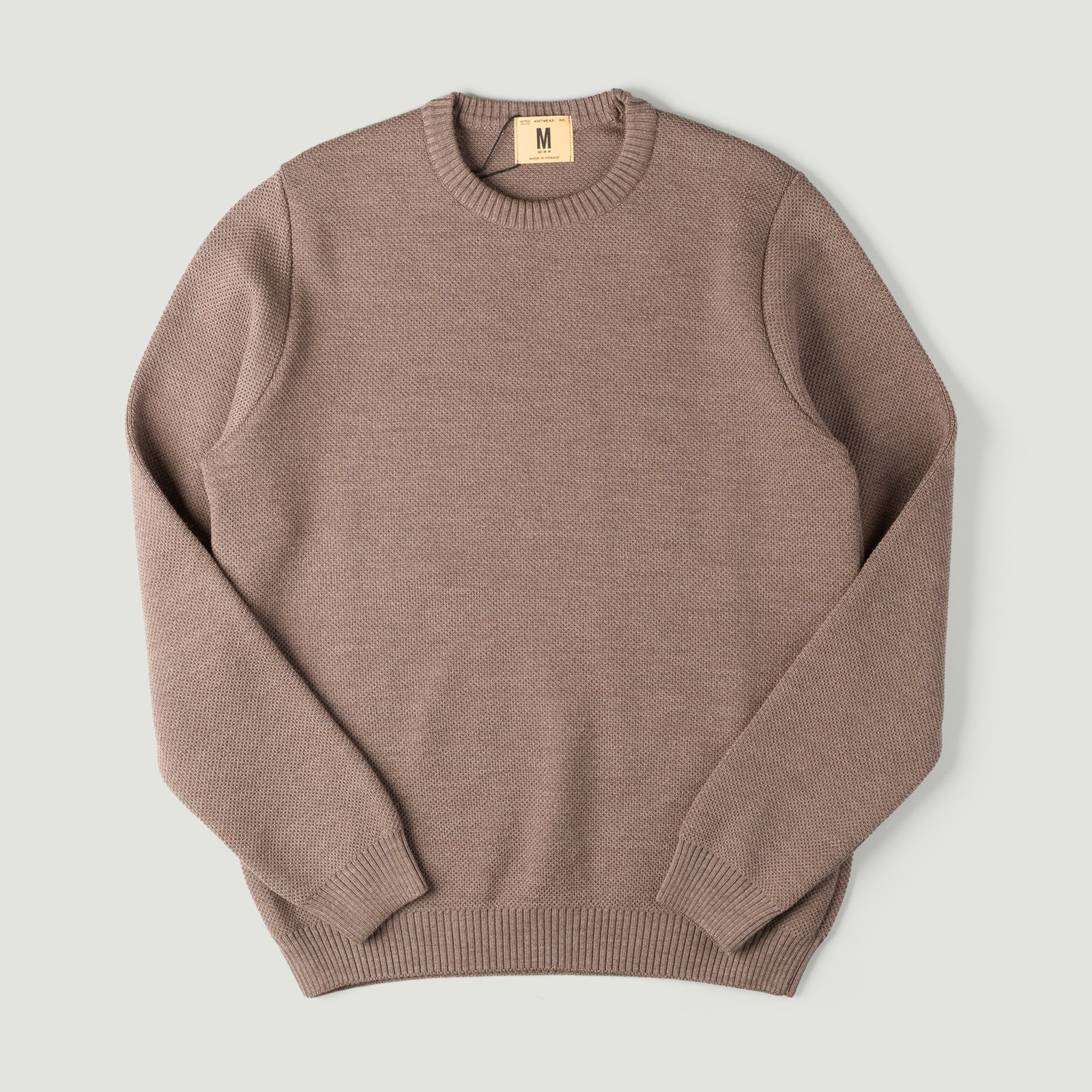 Youri Round Neck Sweater Taupe