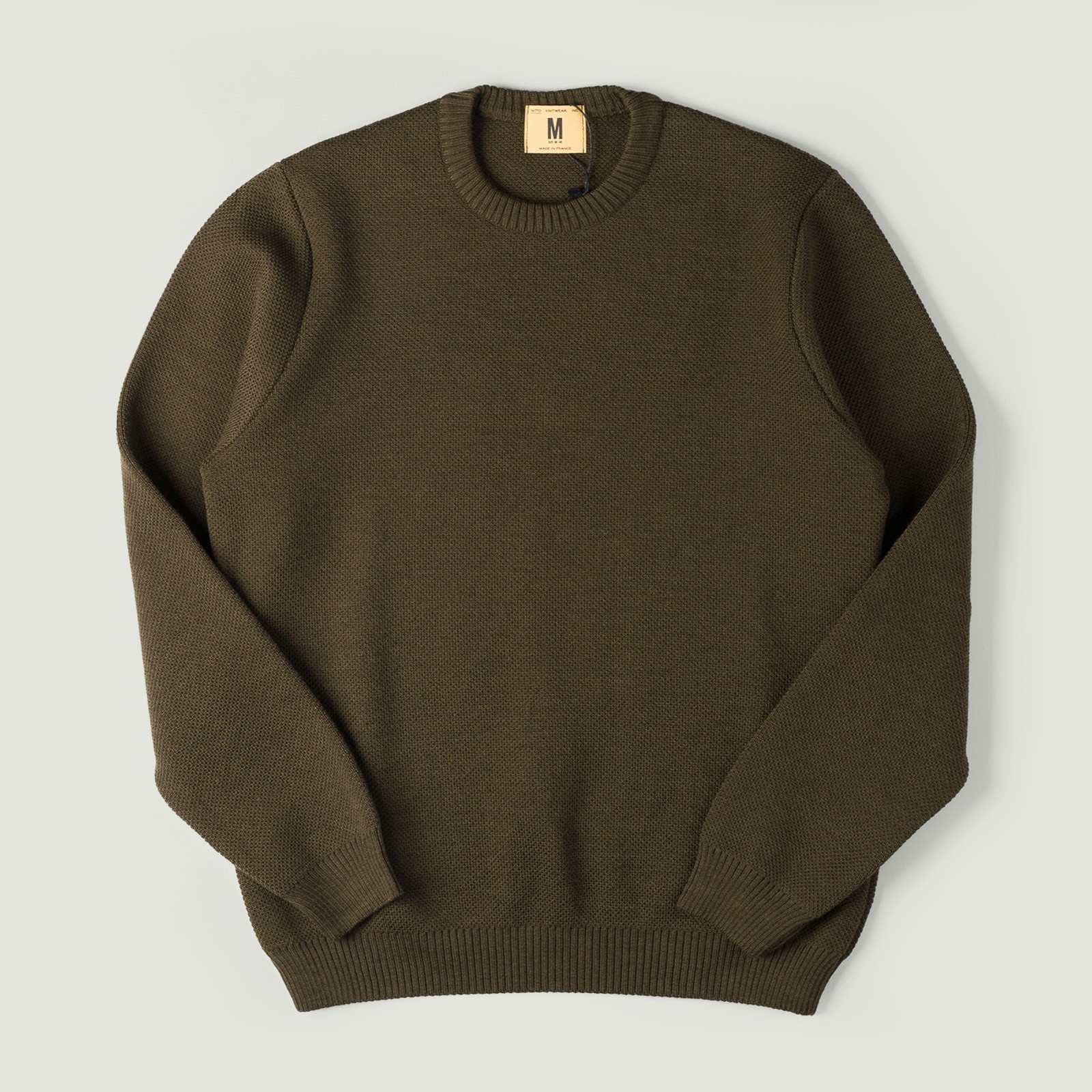 Youri Round Neck Sweater Kaki