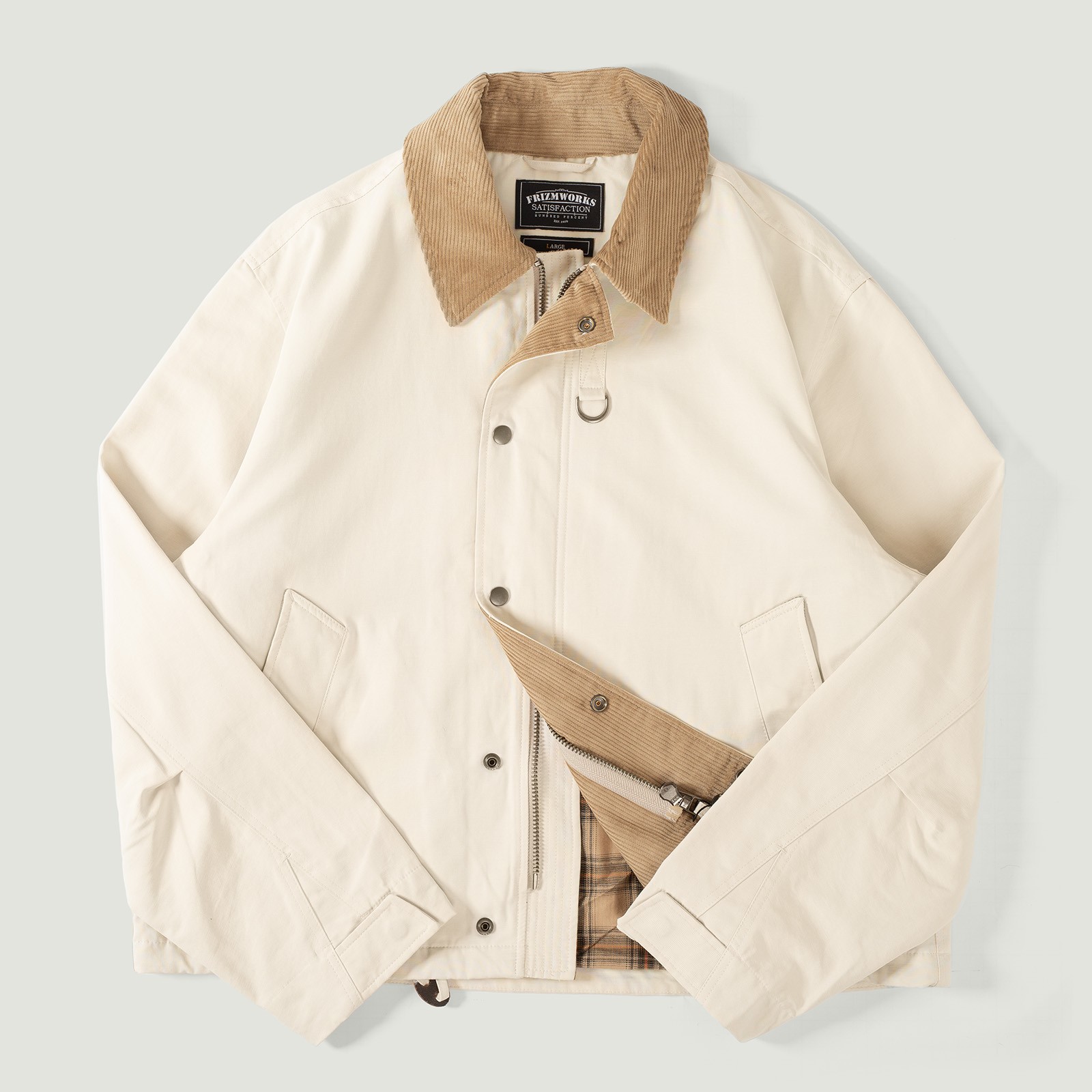 Vignette flaneurs veste Frizmworks Heritage Hunting Jacket Cream