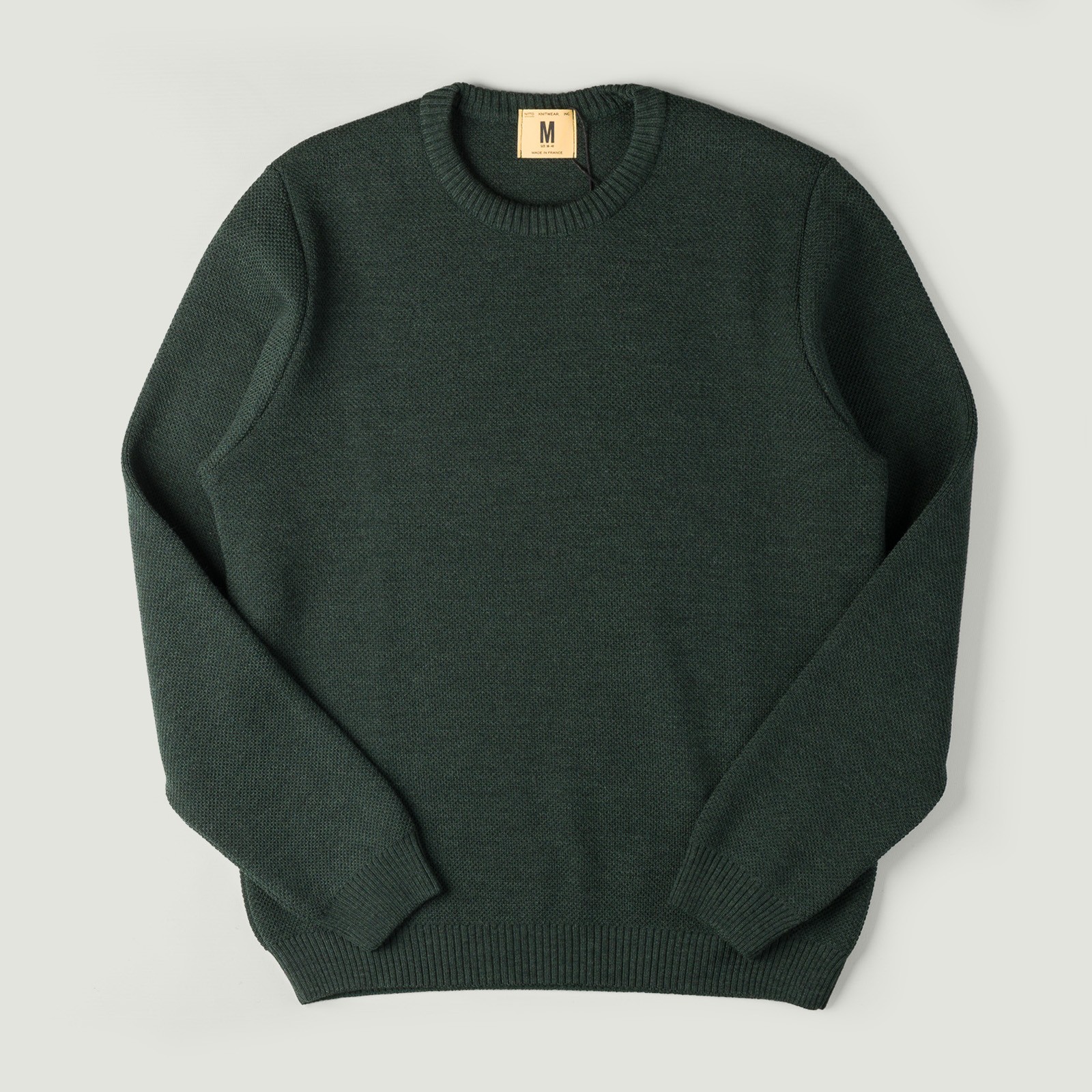 Youri Round Neck Sweater Forest Green