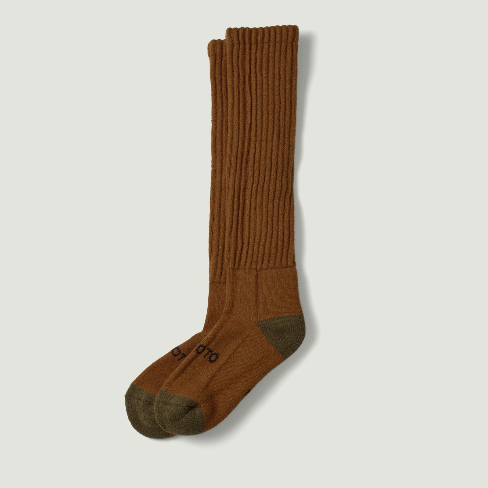 Image-Flâneurs_ROTOTO / Merino Lambs Wool High Socks Coyote Brown_Vignette