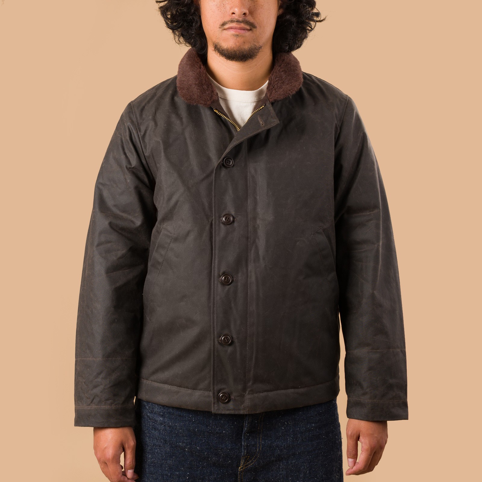 image-flâneurs-MANIFATTURA-CECCARELLI-New Deck Jacket Chocolate de face