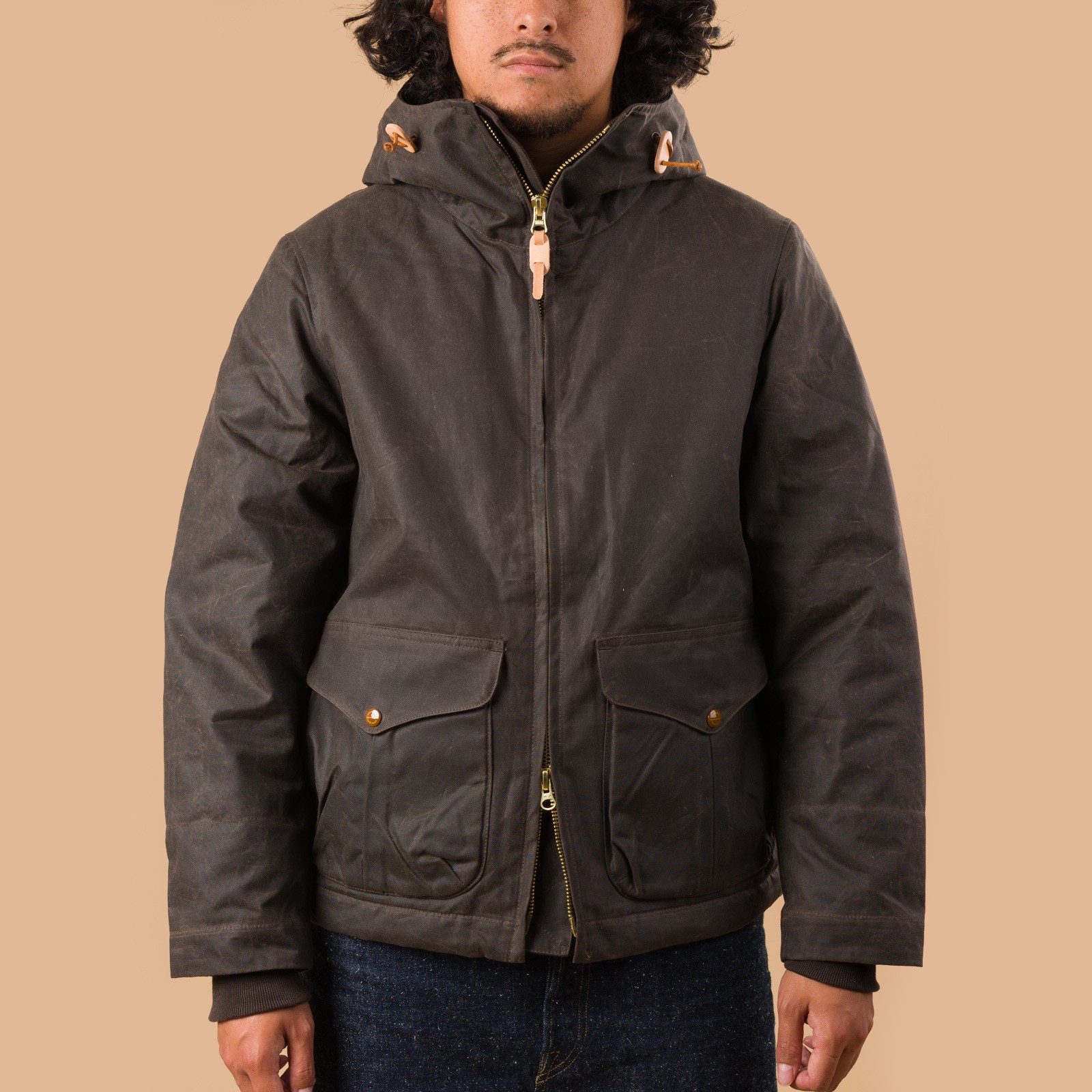 image parka-MANIFATTURA-CECCARELLI-Blazer-Coat-chocolate de face