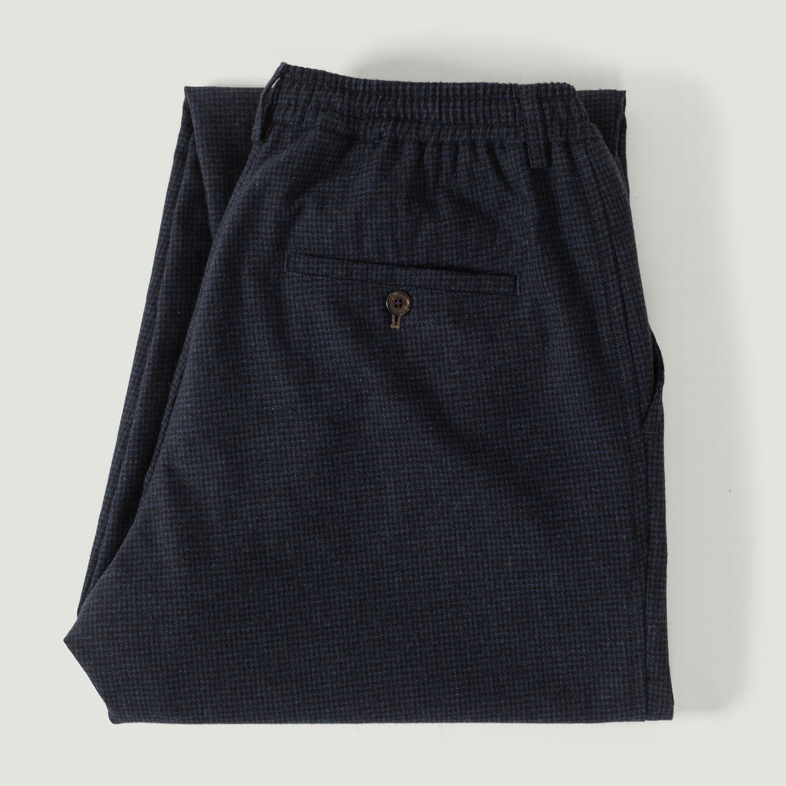Vignettes flaneurs pantalon large UNIVERSAL WORKS Brushed Bari Oxford Pant Navy