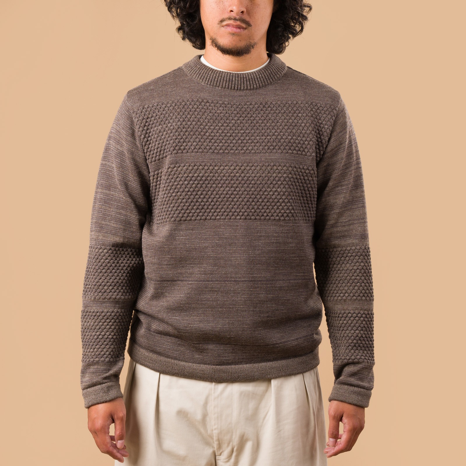 Fisherman III Terra-II Brown Sweater