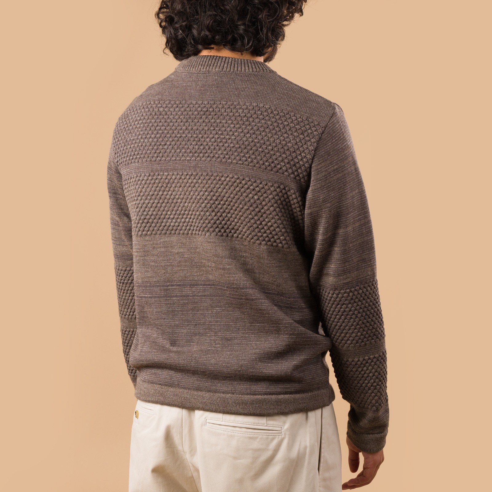 Fisherman III Terra-II Brown Sweater