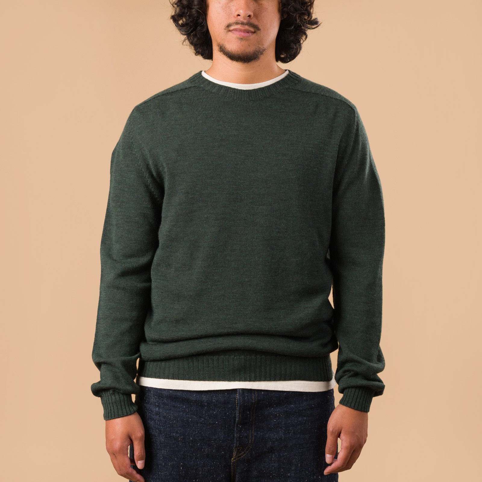 Aris Forest Green Crewneck Sweater