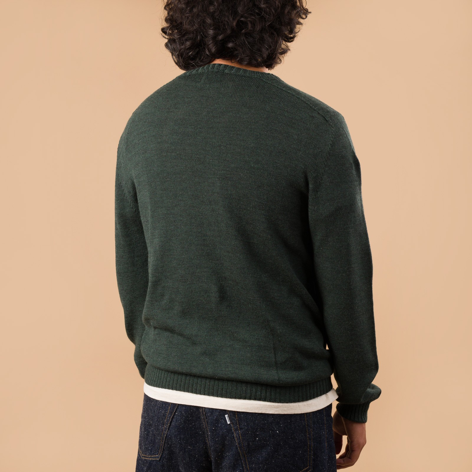 Aris Forest Green Crewneck Sweater