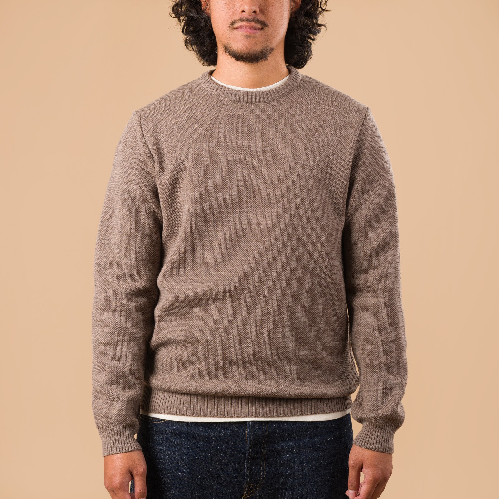 Youri Round Neck Sweater Taupe