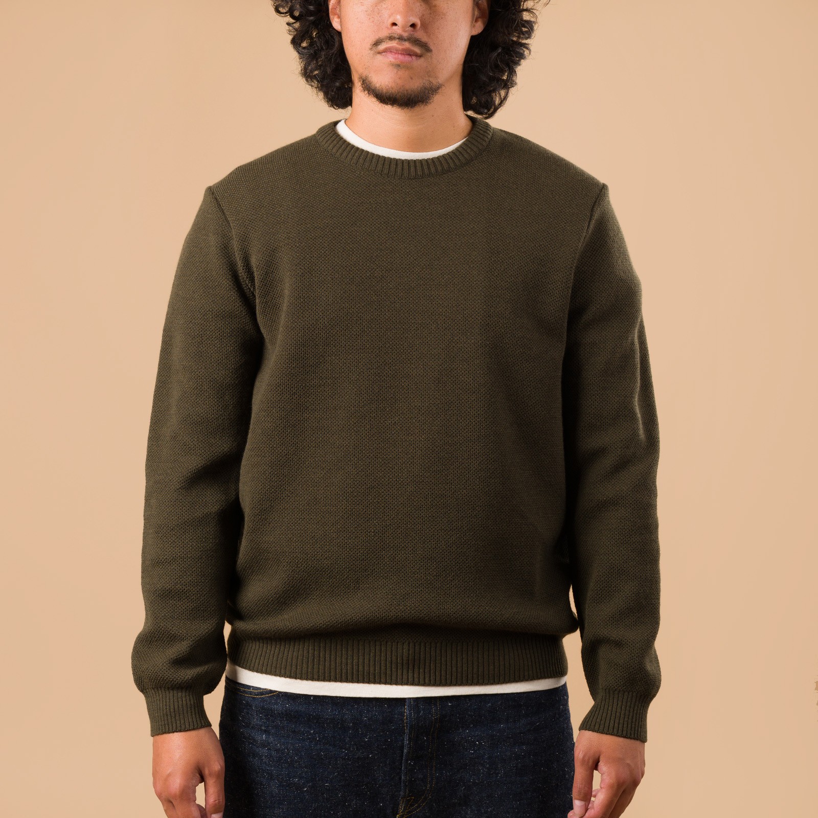 Youri Round Neck Sweater Kaki