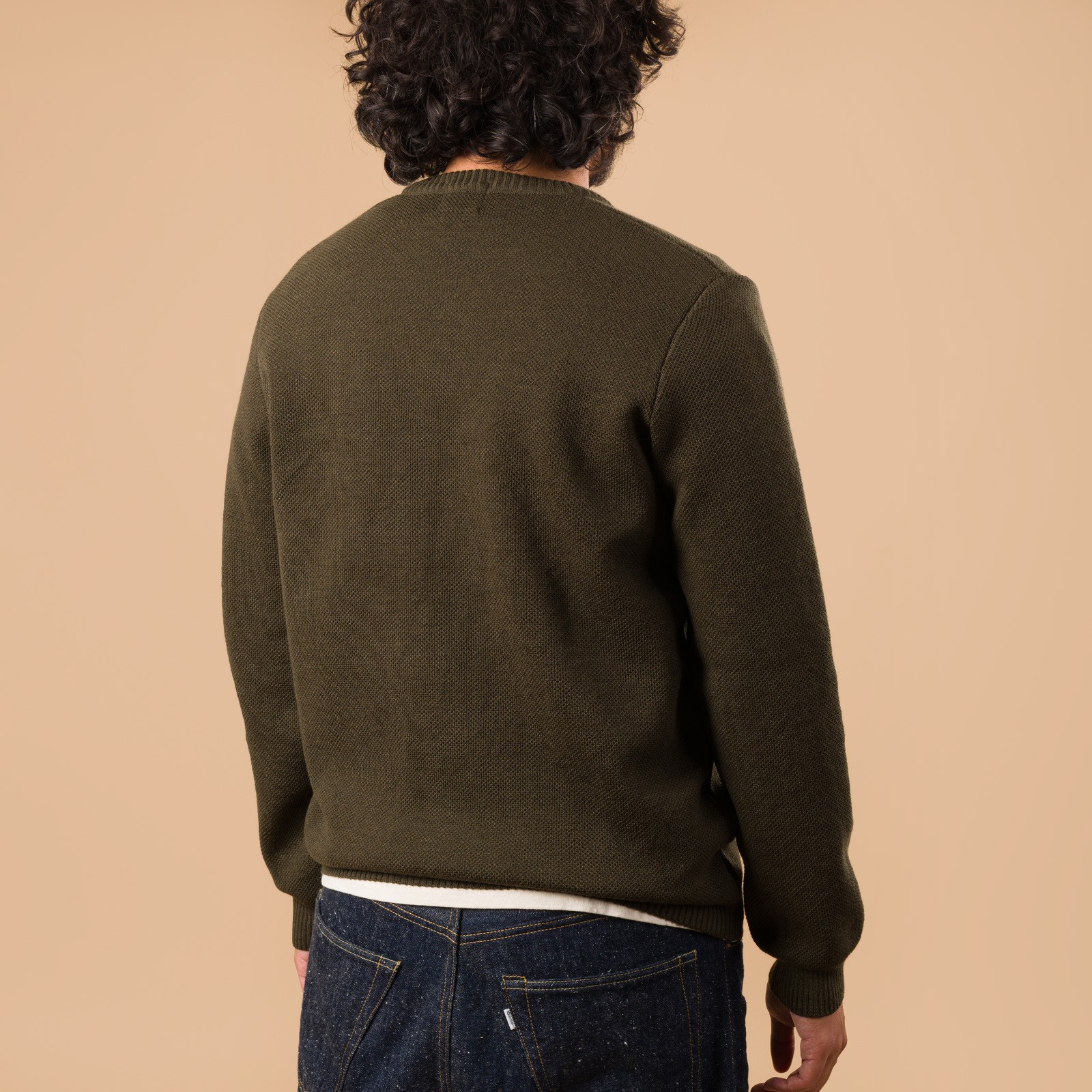Youri Round Neck Sweater Kaki