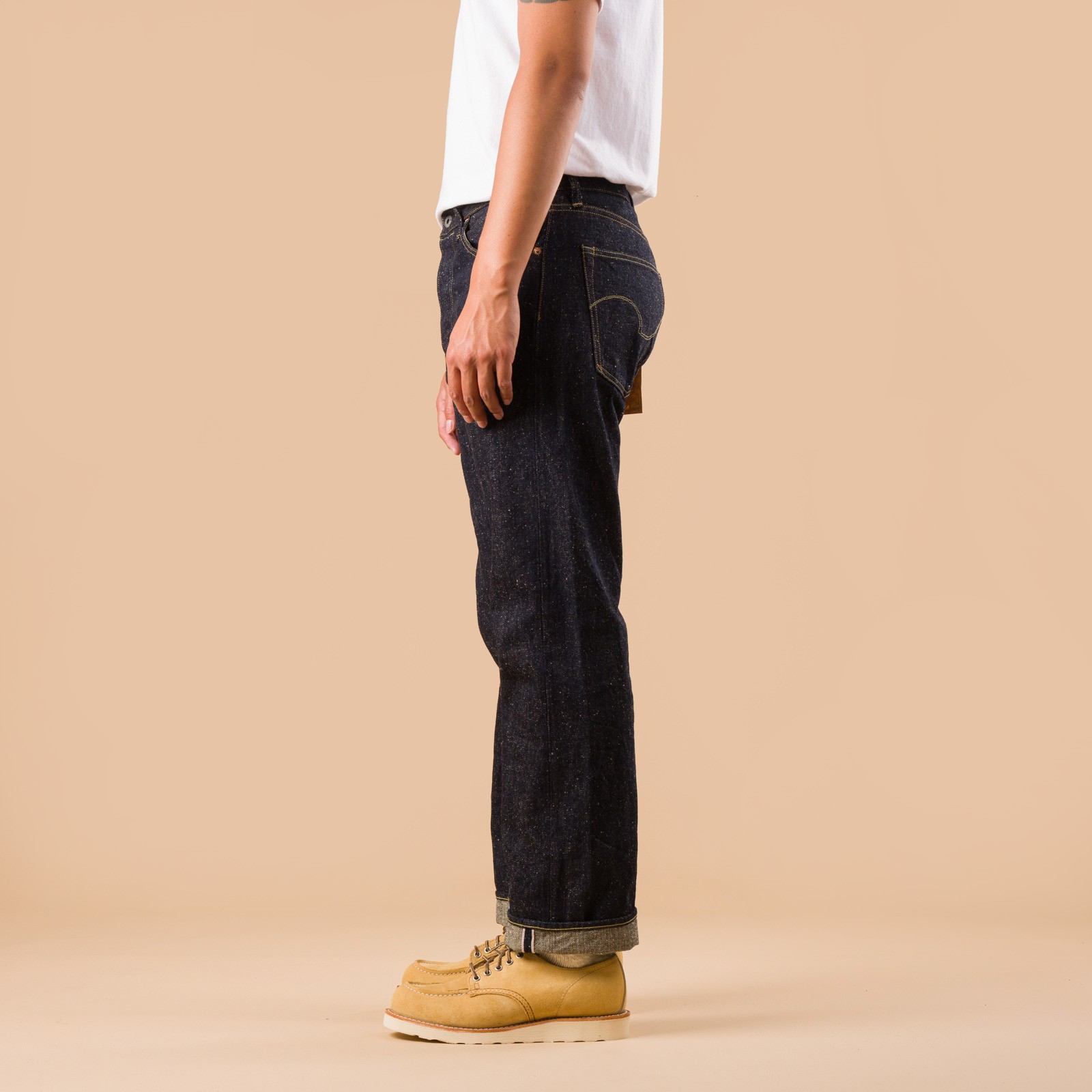 image flaneurs ONI DENIM 288-13.7NEP Regular Straight Neppy Selvedge Denim side