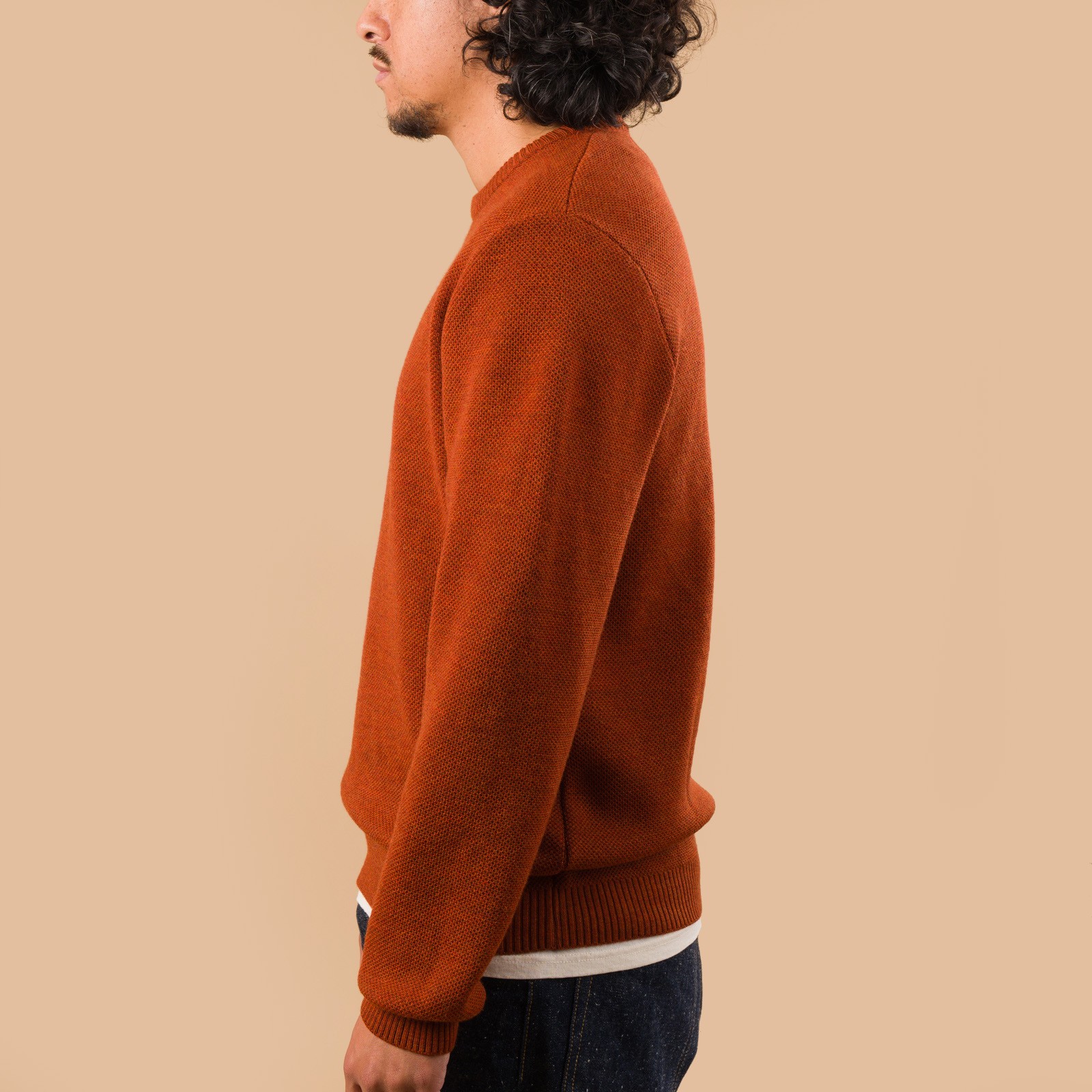 Youri Round Neck Sweater Orange