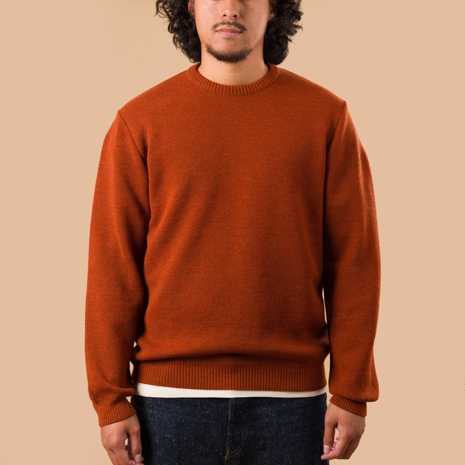 Youri Round Neck Sweater Orange
