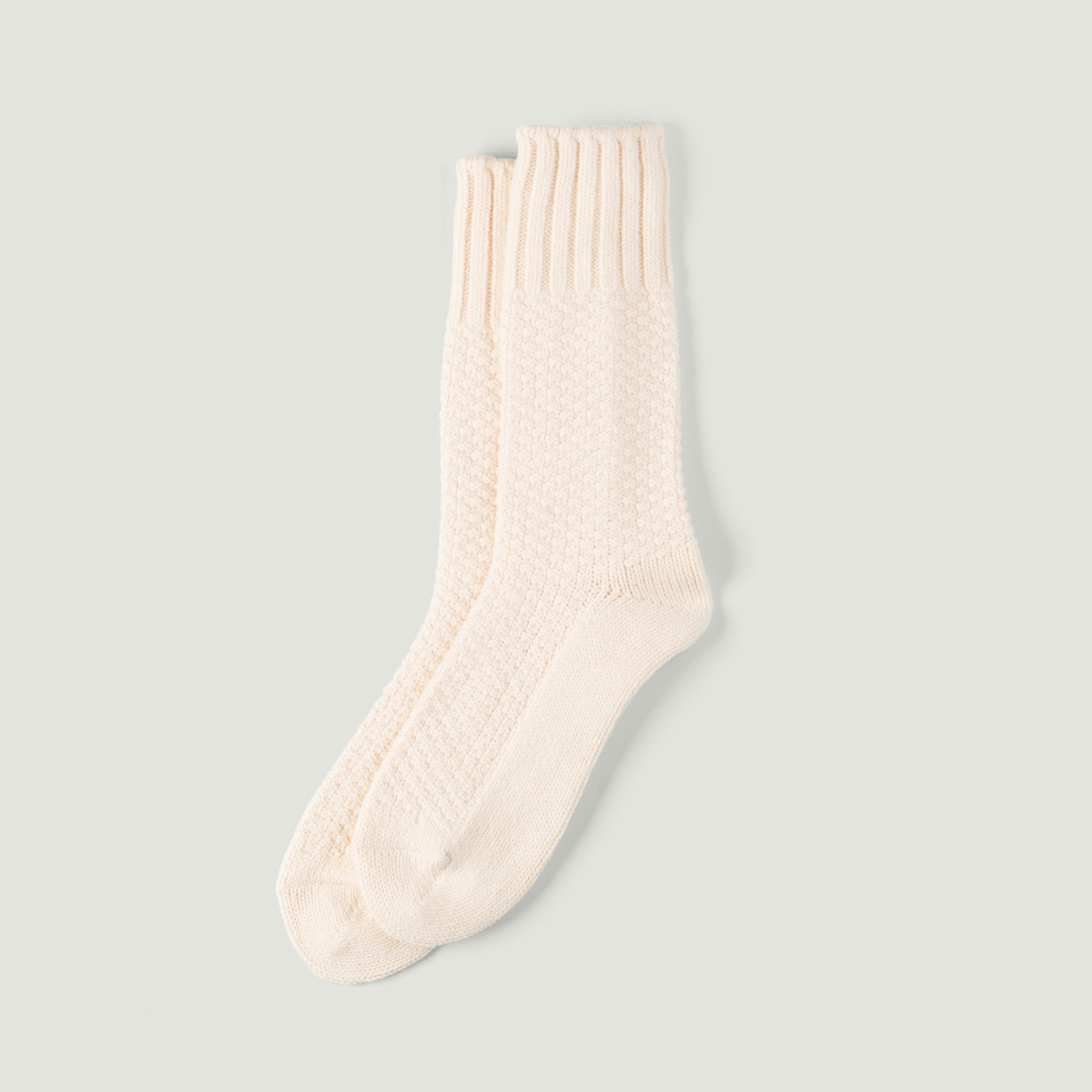 Vignette-NISHIGUCHI-KUTSUSHITA-Wool-Cotton-Boots-Socks-ivory