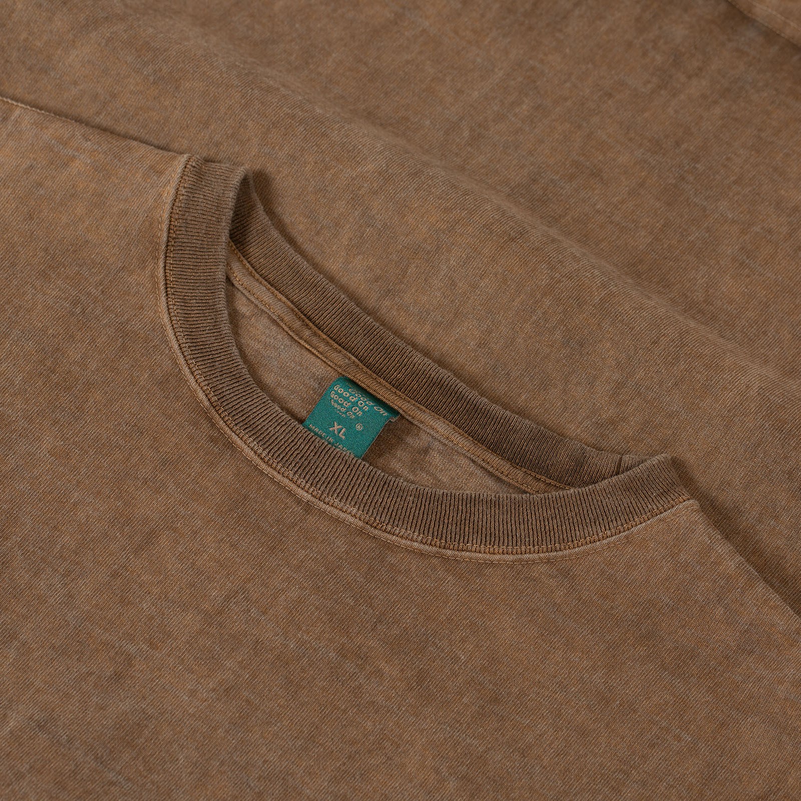 col flâneurs GOOD ON LS Heavy Crew Tee P-Brown
