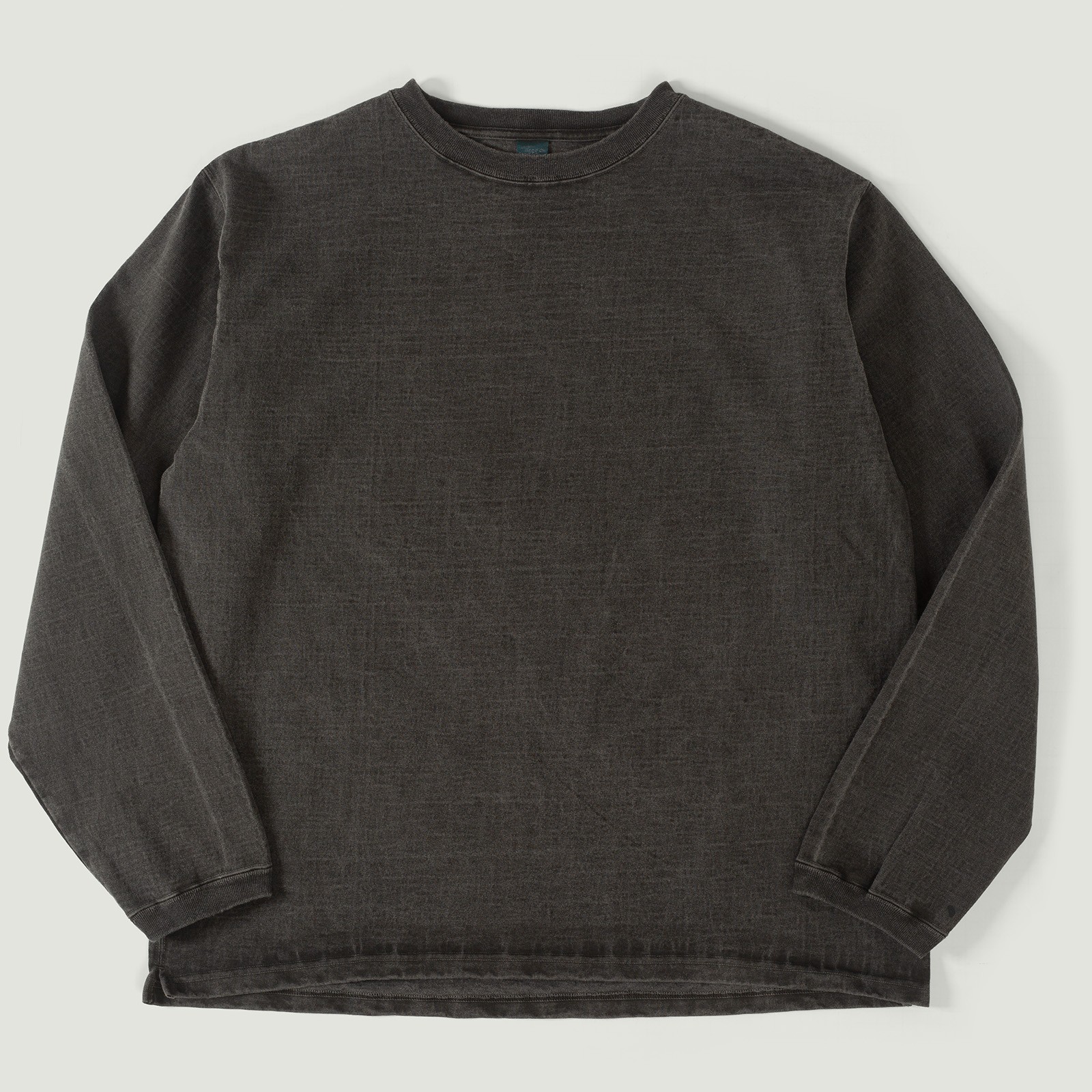 Vignettes flâneurs GOOD ON LS Heavy Crew Tee P-Black