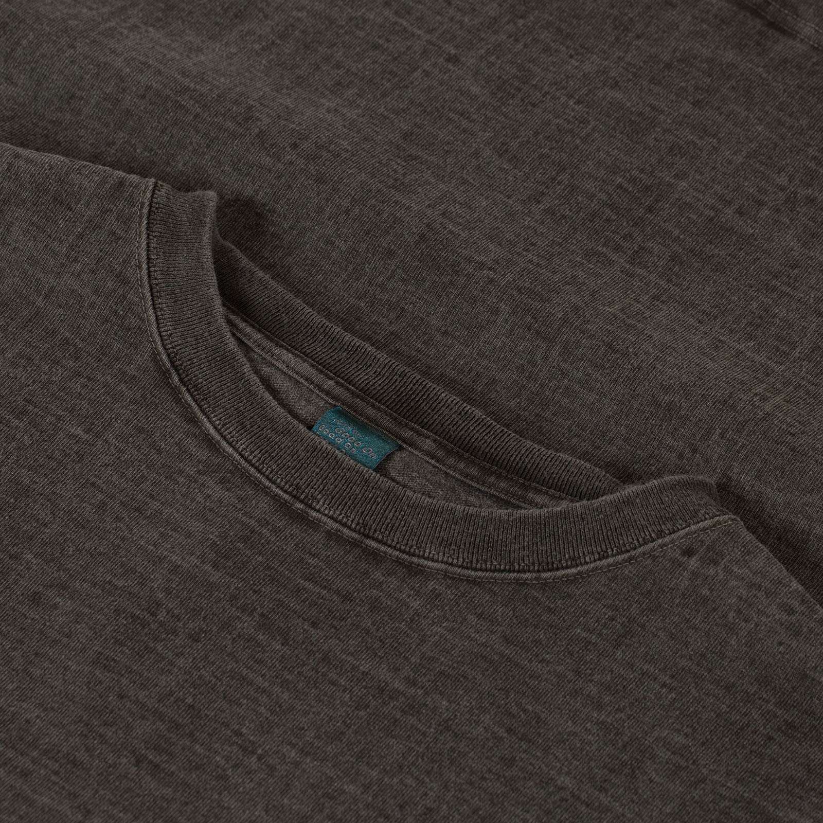 col flâneurs GOOD ON LS Heavy Crew Tee P-Black