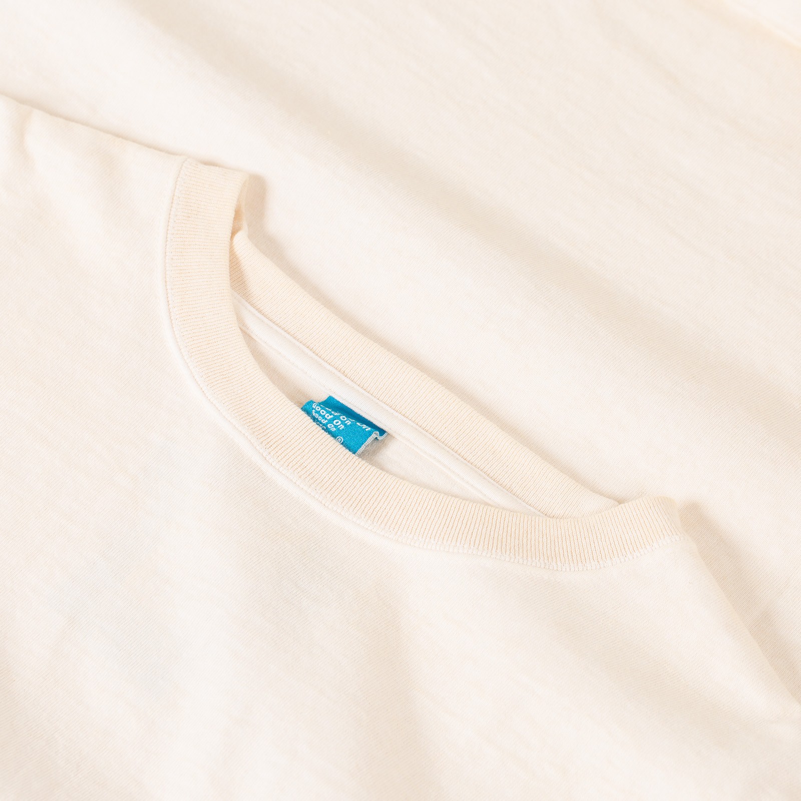 col flâneurs GOOD ON LS Heavy Crew Tee P-Natural