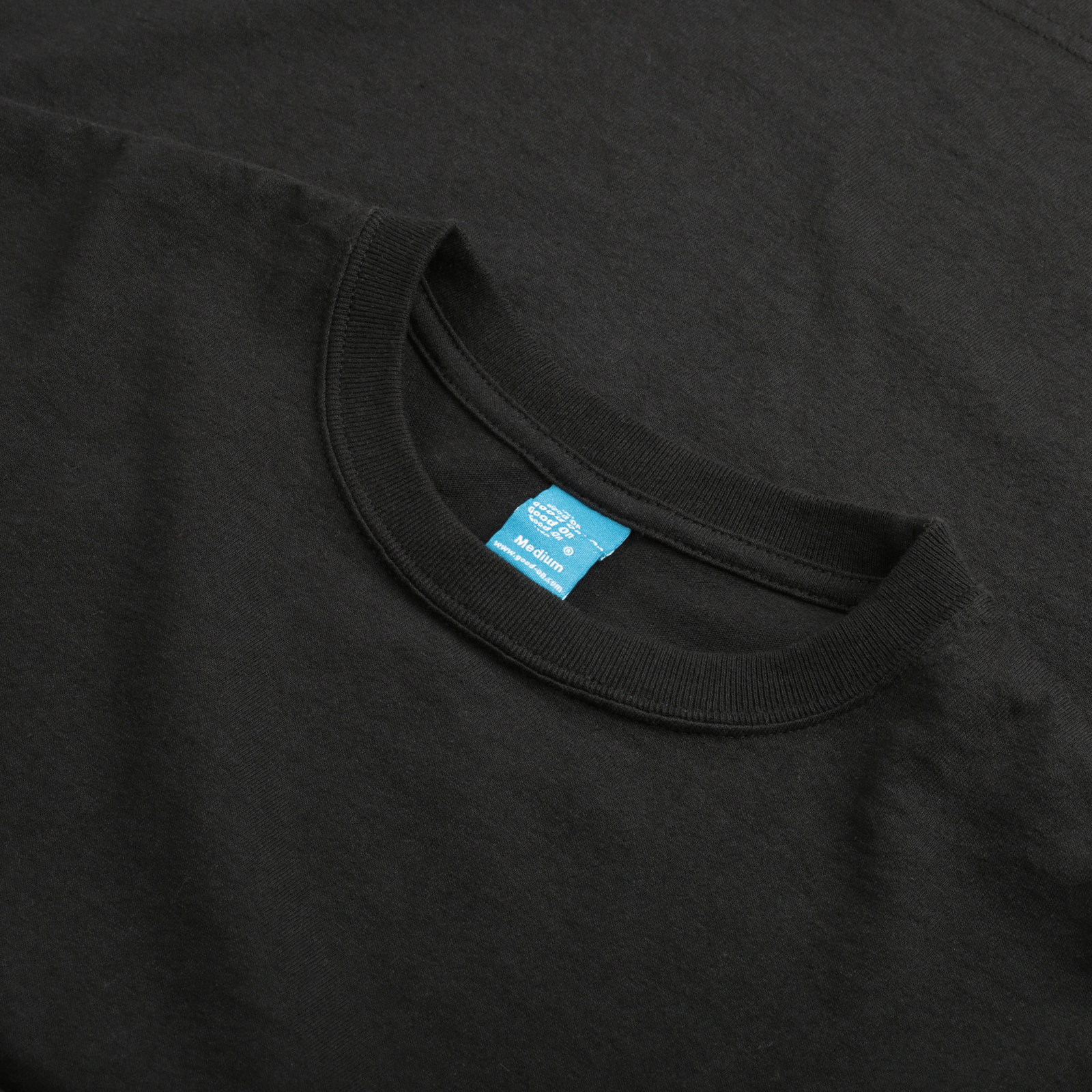 GOOD ON flâneurs tee-shirt manches longues LS Crew Tee black col