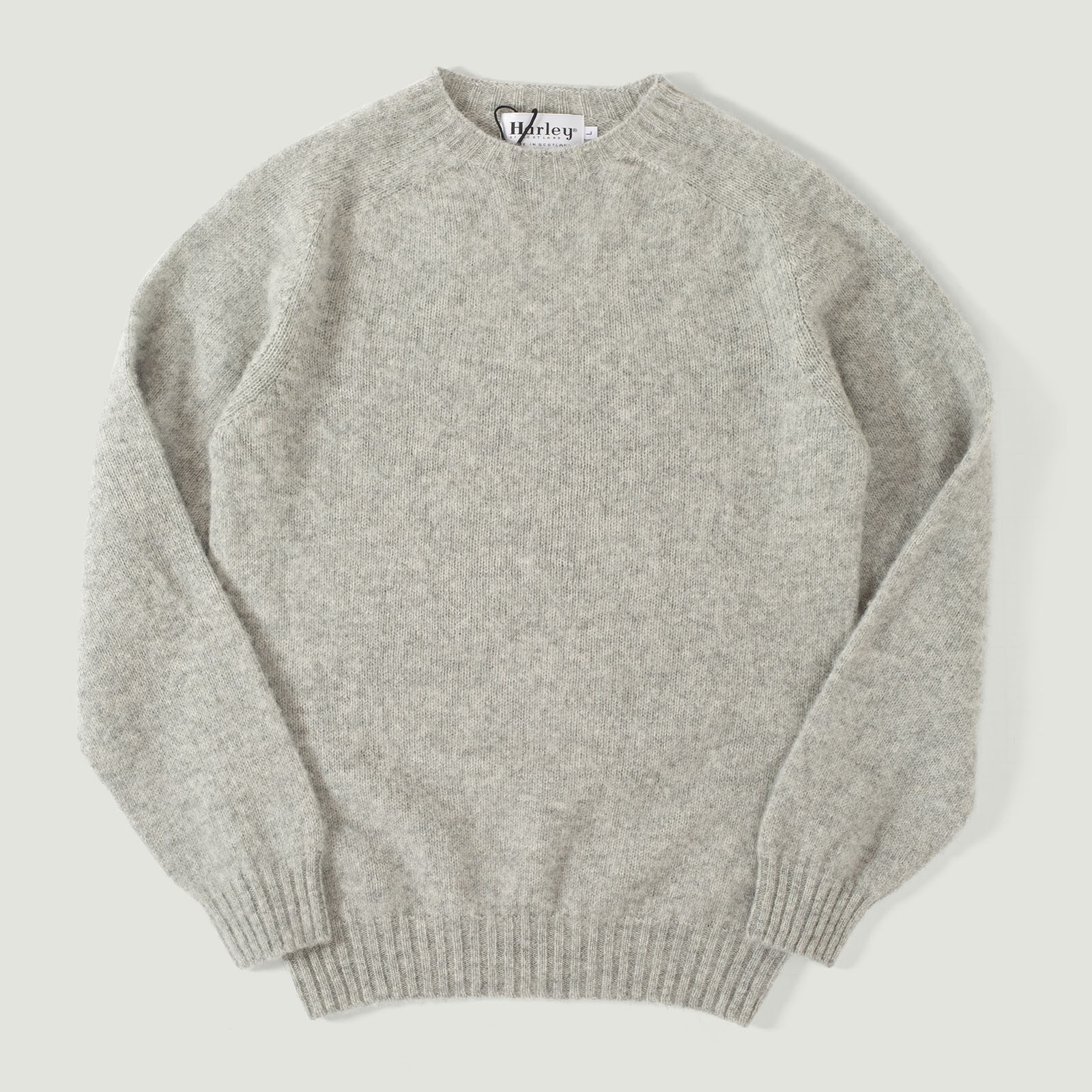 Shaggy Crew Neck Silver