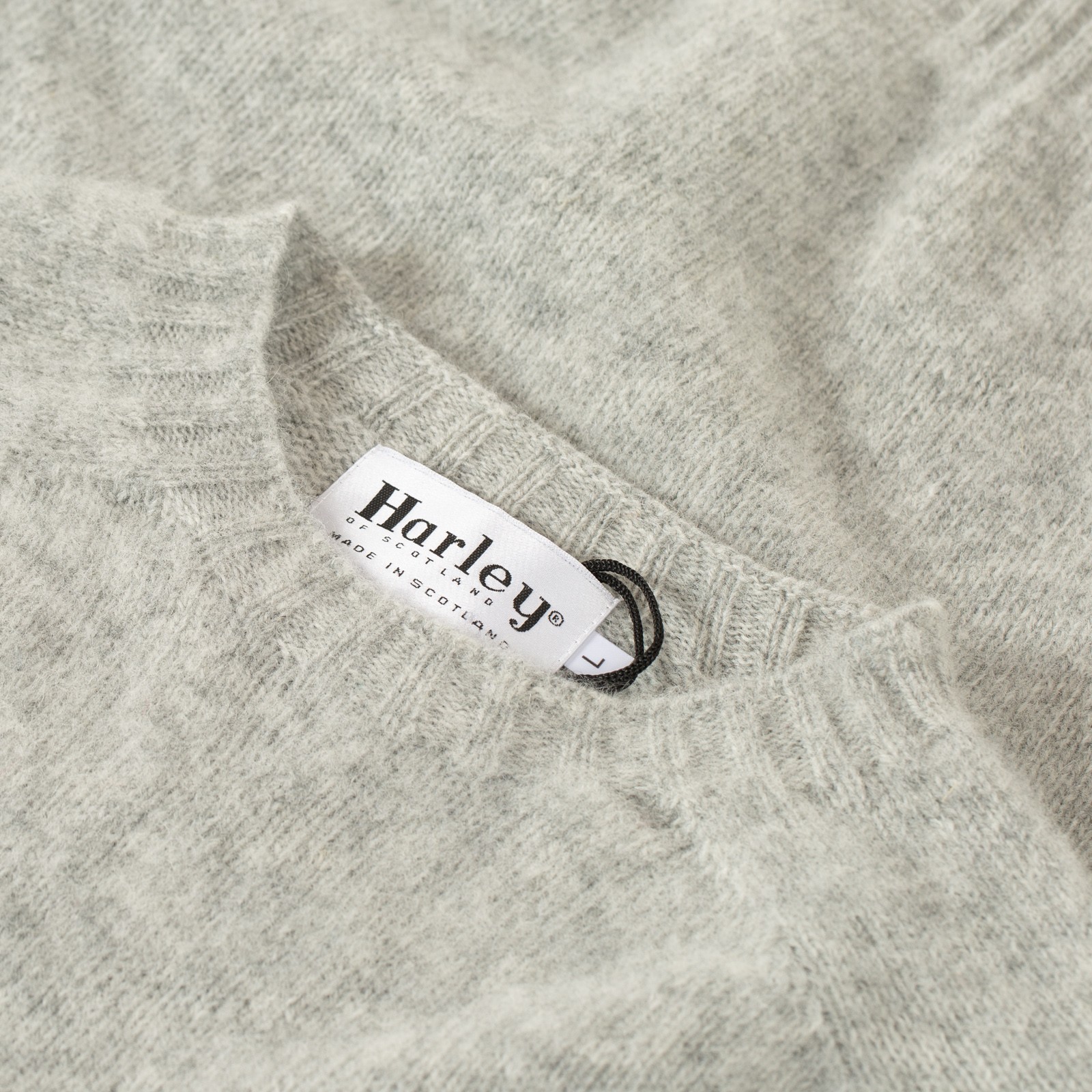 Shaggy Crew Neck Silver