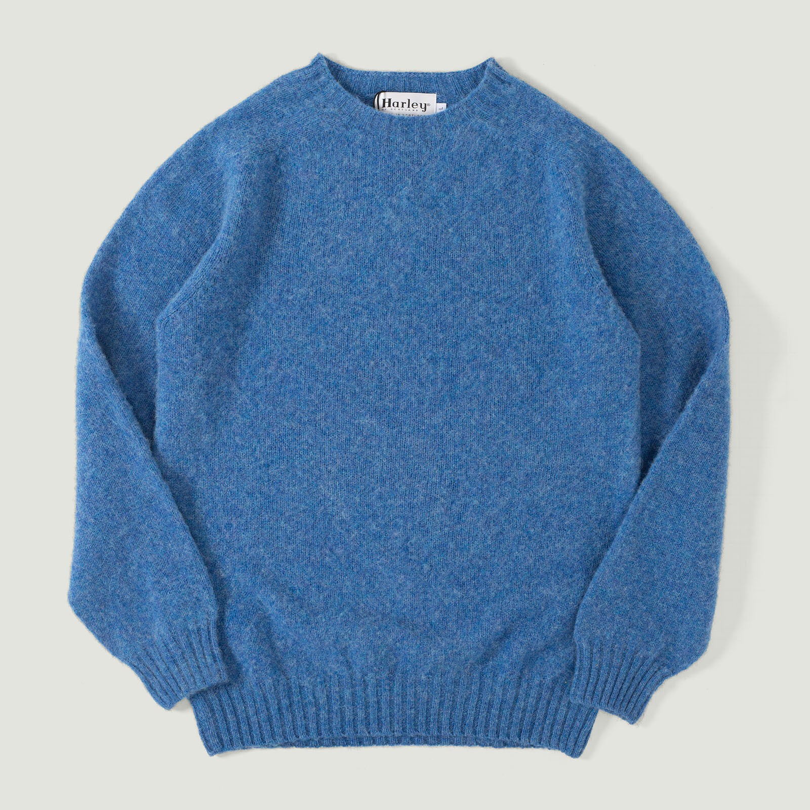 Shaggy Crew Neck Cobalt