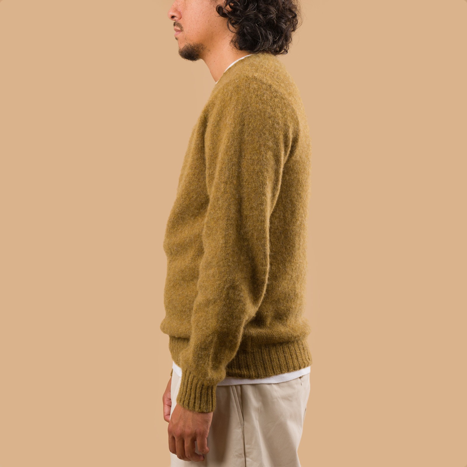 Shaggy Crew Neck Coriander