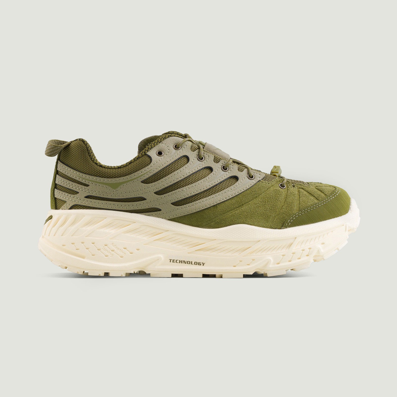 Image-Flâneurs_HOKA / Stinson EVO OG Moss Green/Wild Mushroom_Vignette