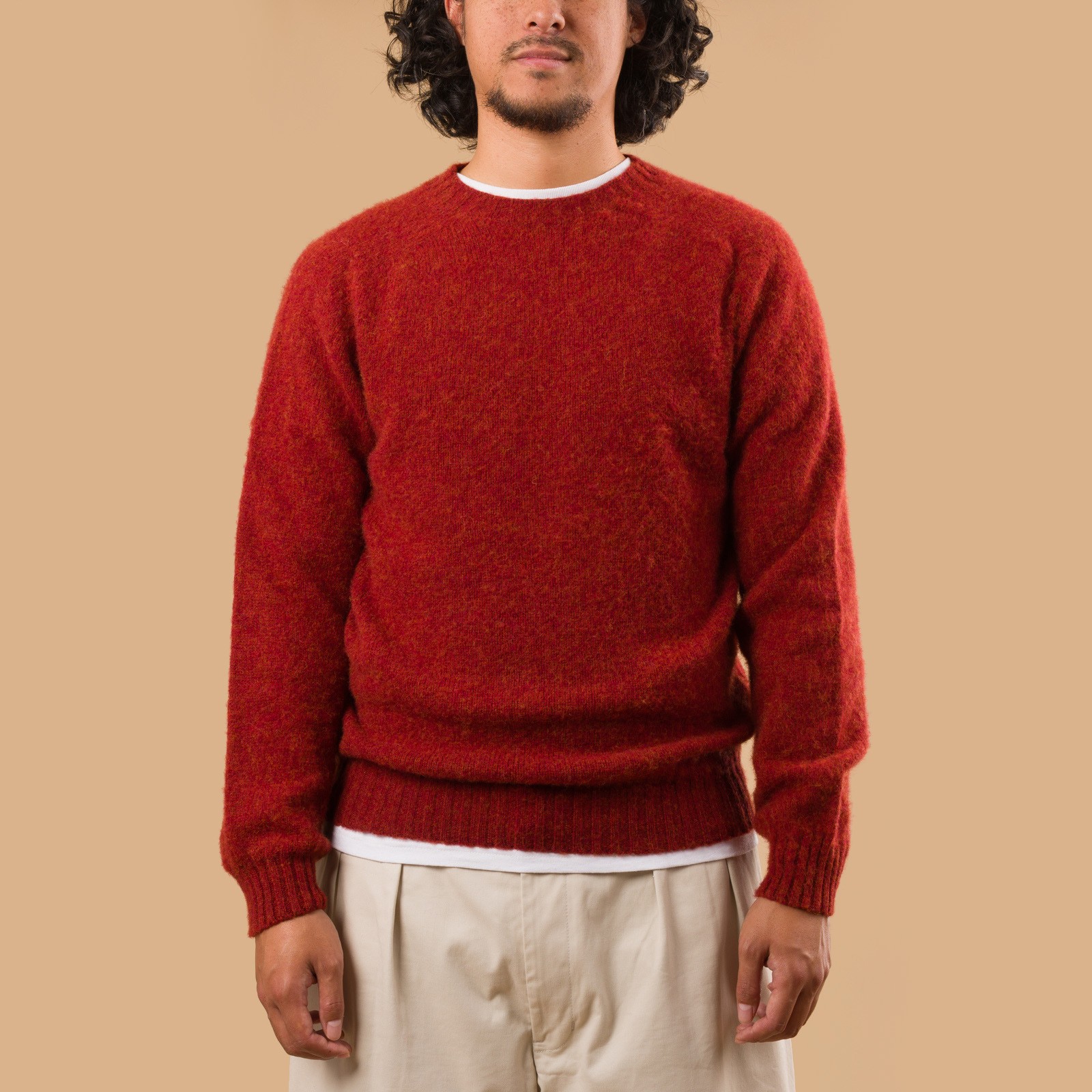 Shaggy Crew Neck Madder