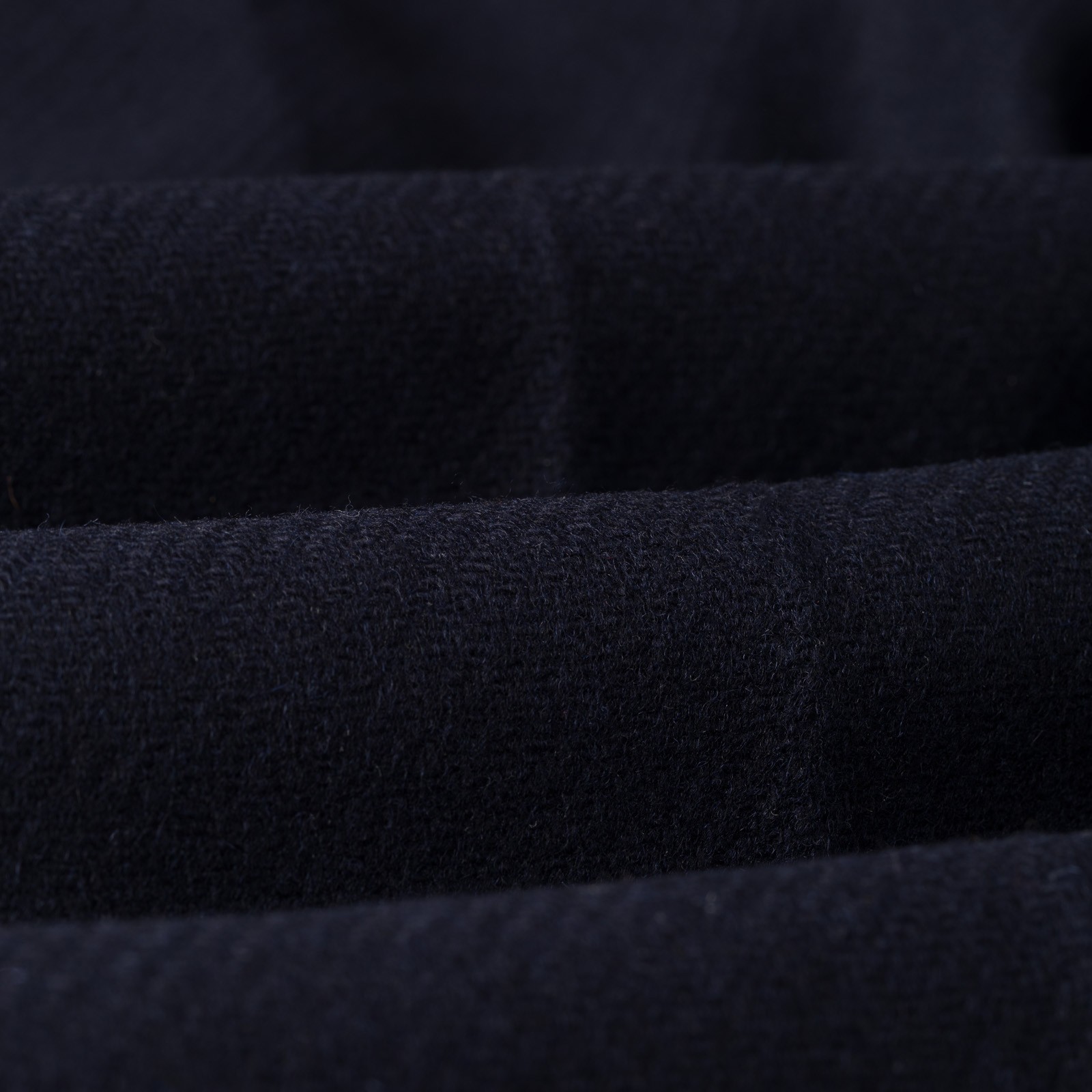 Single Pleat Trousers Wool Navy