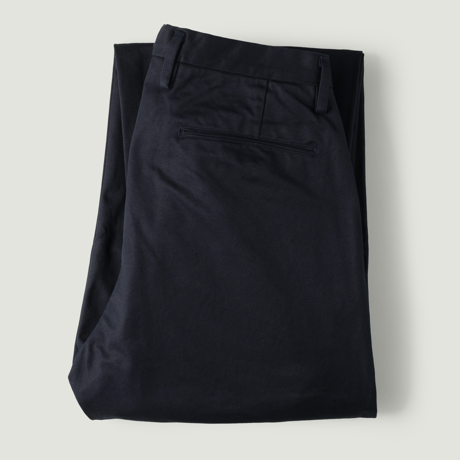 Image-Flâneurs SEUVAS / Chino 2Tuck Trousers Navy_Vignette