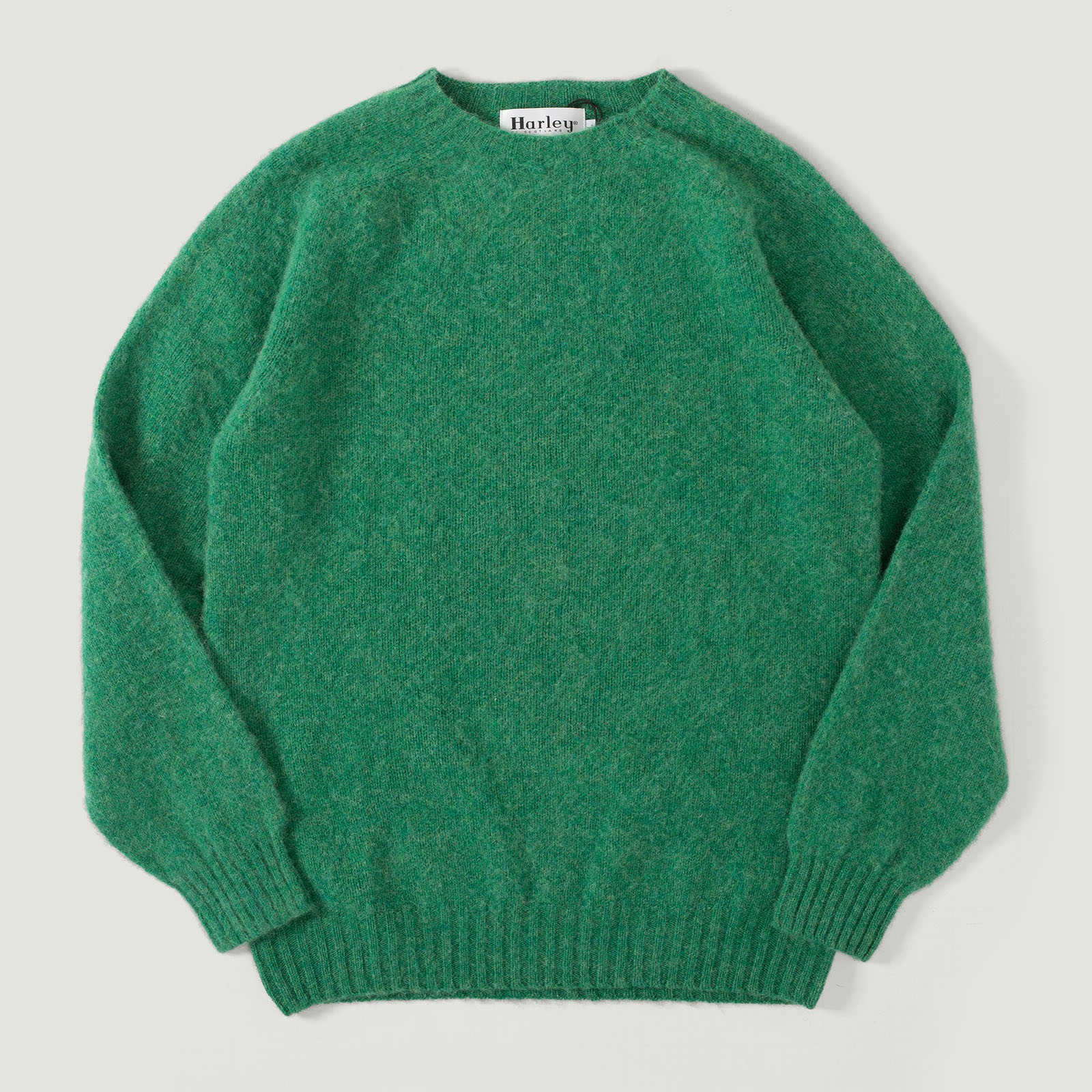 Shaggy Crew Neck Evergreen