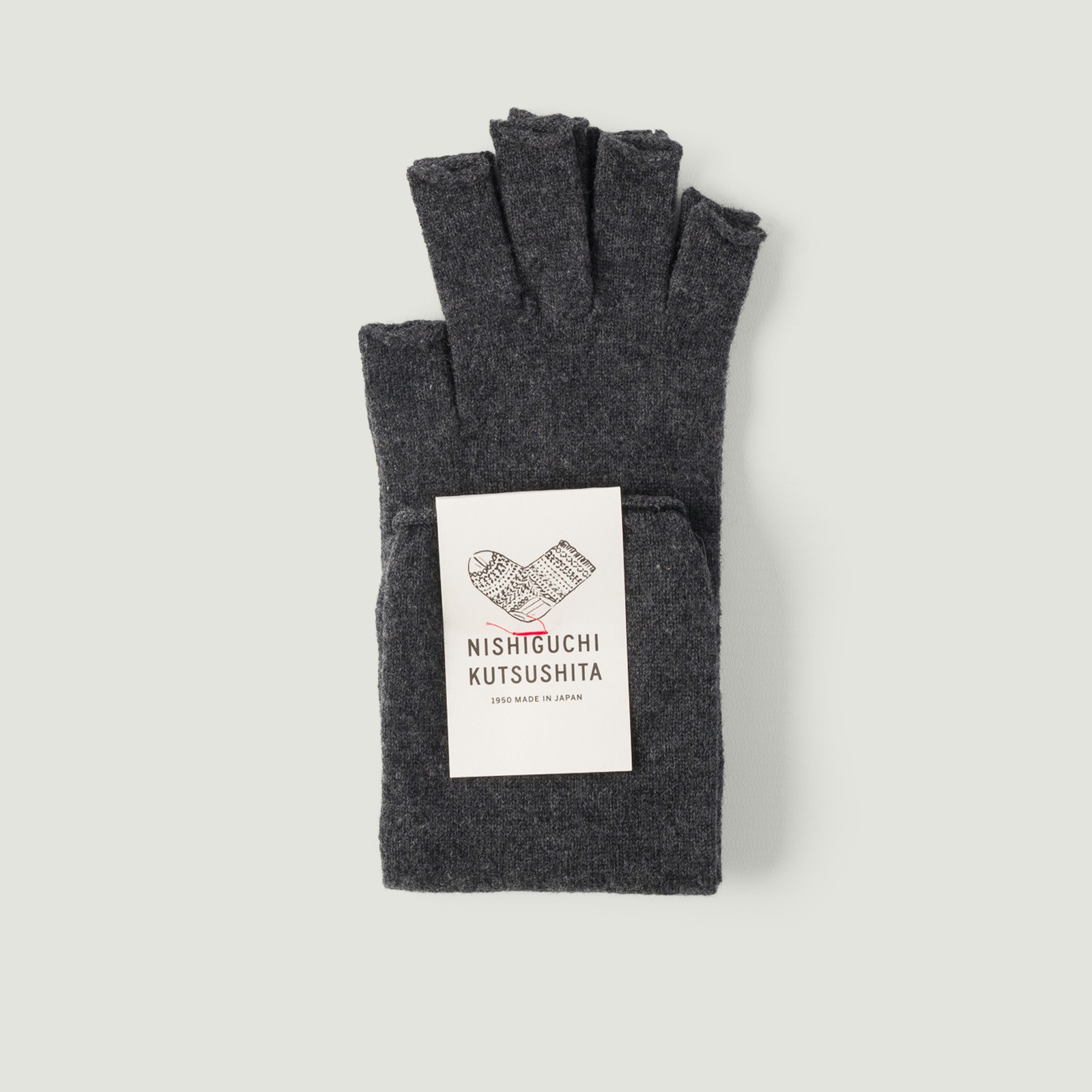 100% Wool Arm Warmers Charcoal