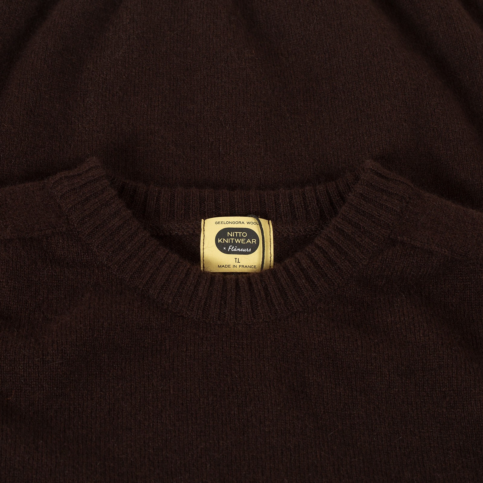 NITTO KNITWEAR X FLANEURS / Bedros Geelongora Sweater Ebony
