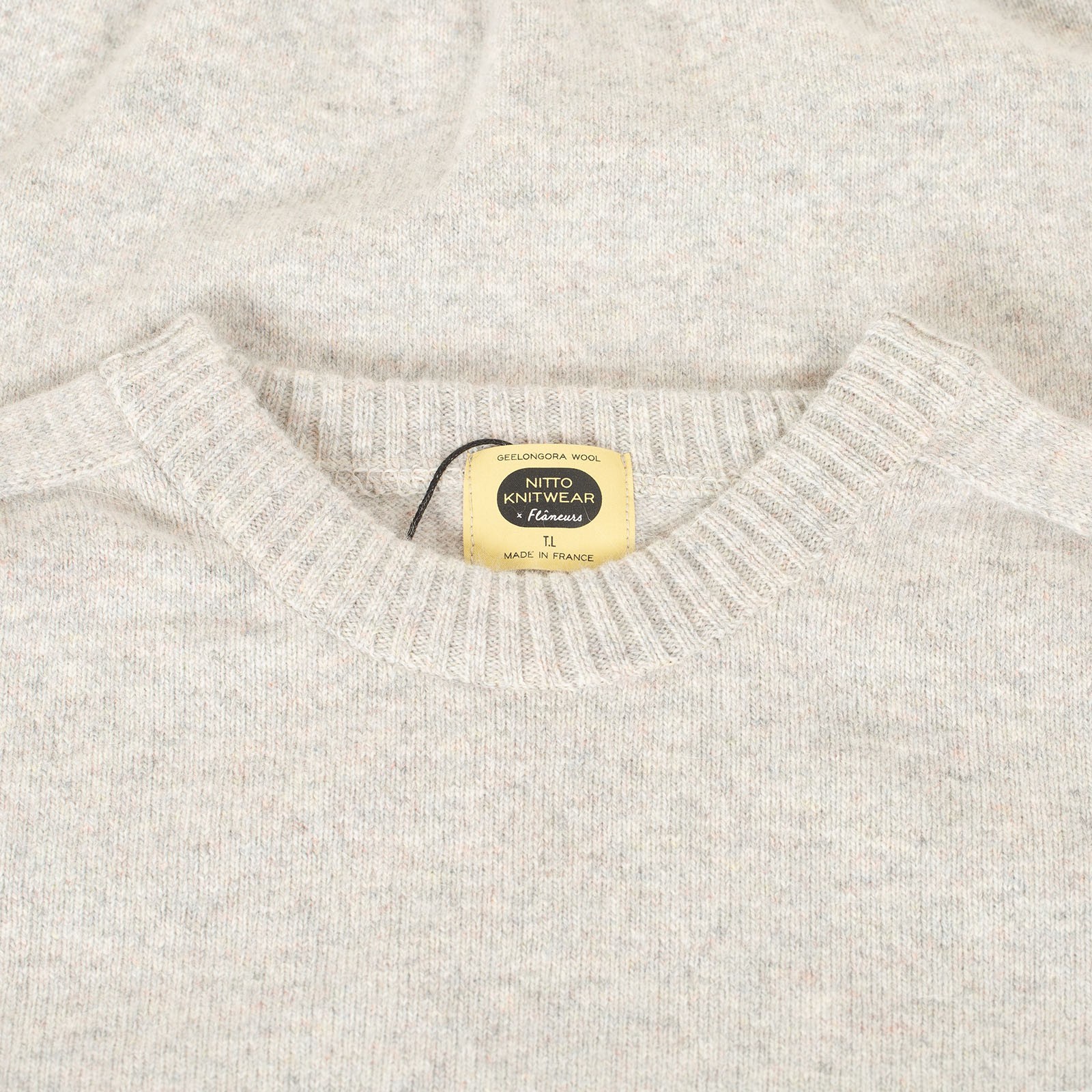 NITTO KNITWEAR X FLANEURS / Bedros Geelongora Sweater Quartz