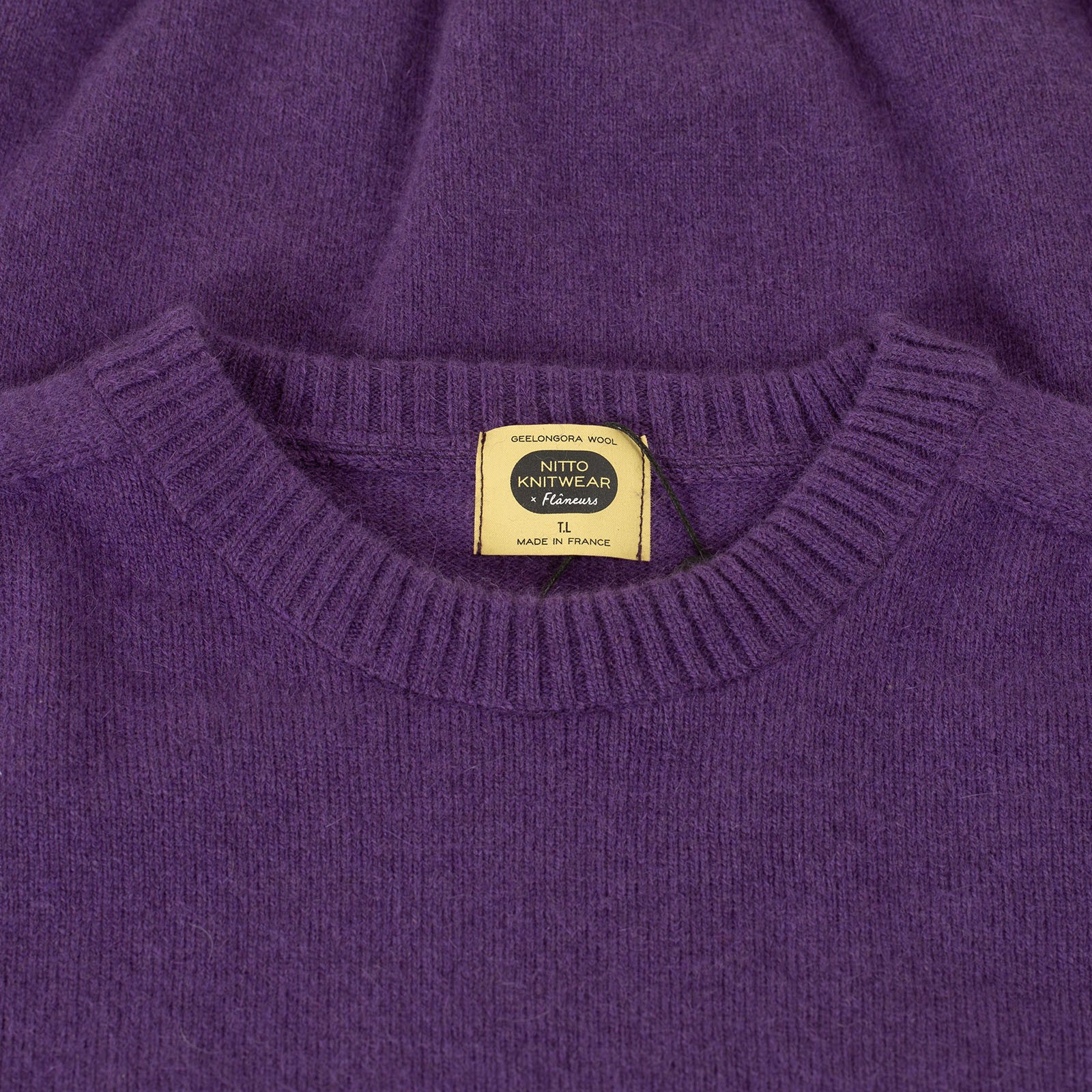 NITTO KNITWEAR X FLANEURS / Bedros Geelongora Sweater Prune