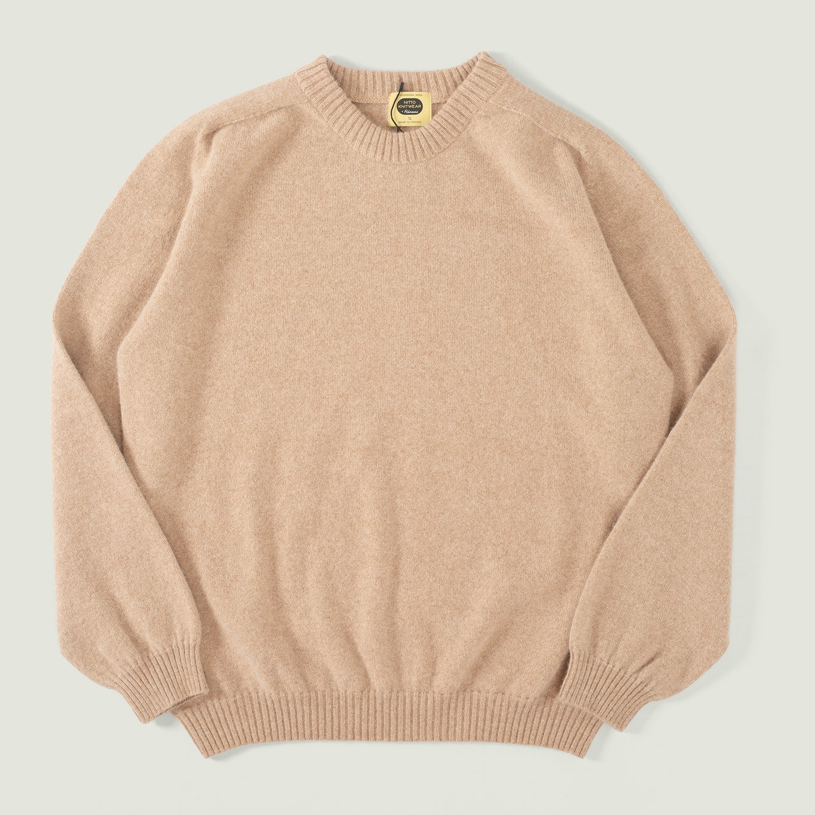 NITTO KNITWEAR X FLANEURS / Bedros Geelongora Sweater Fawn