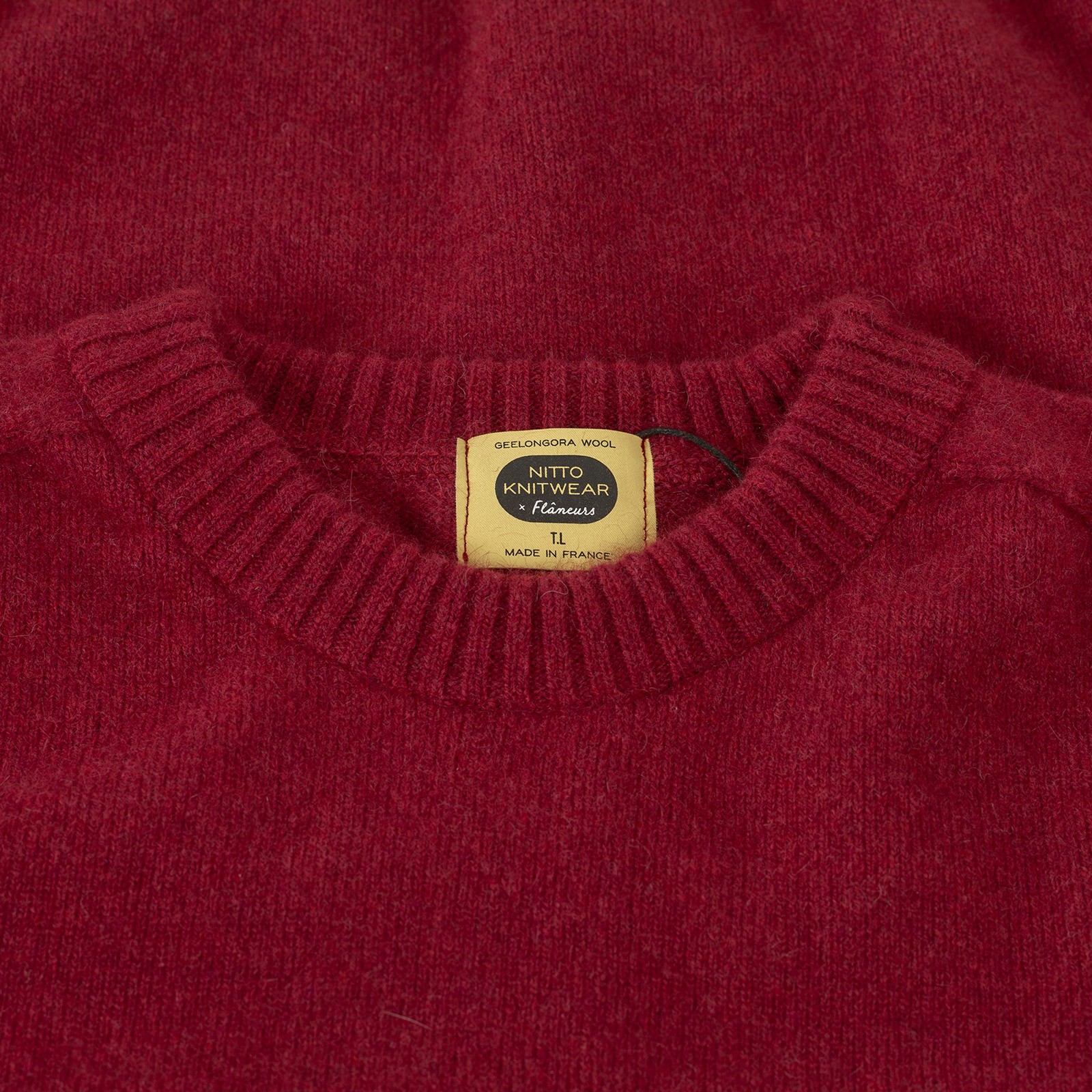 NITTO KNITWEAR X FLANEURS / Bedros Geelongora Sweater Hibiscus