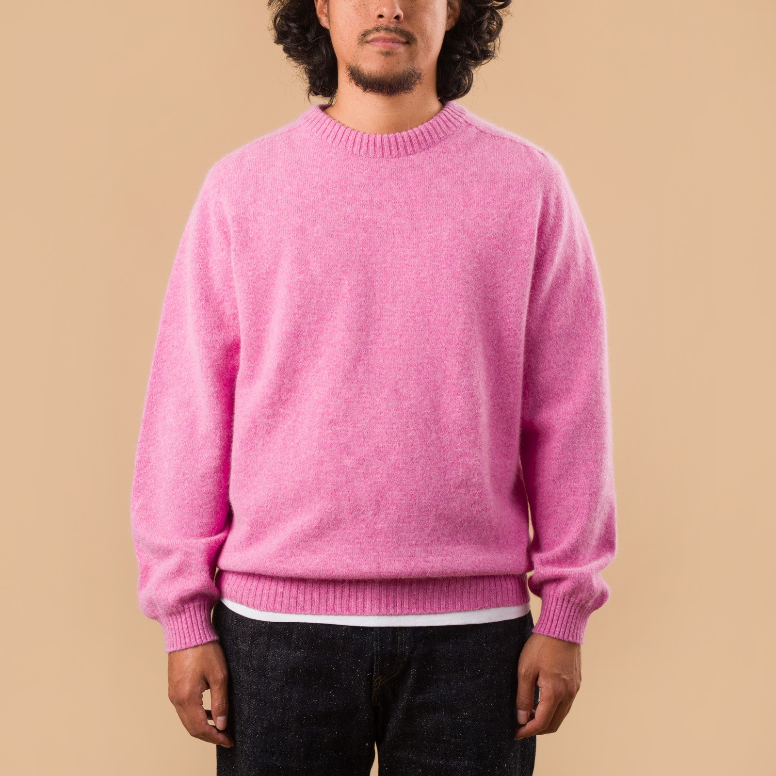 vignette Nitto X Flaneurs pull Bedros geelongora fondant porté de face