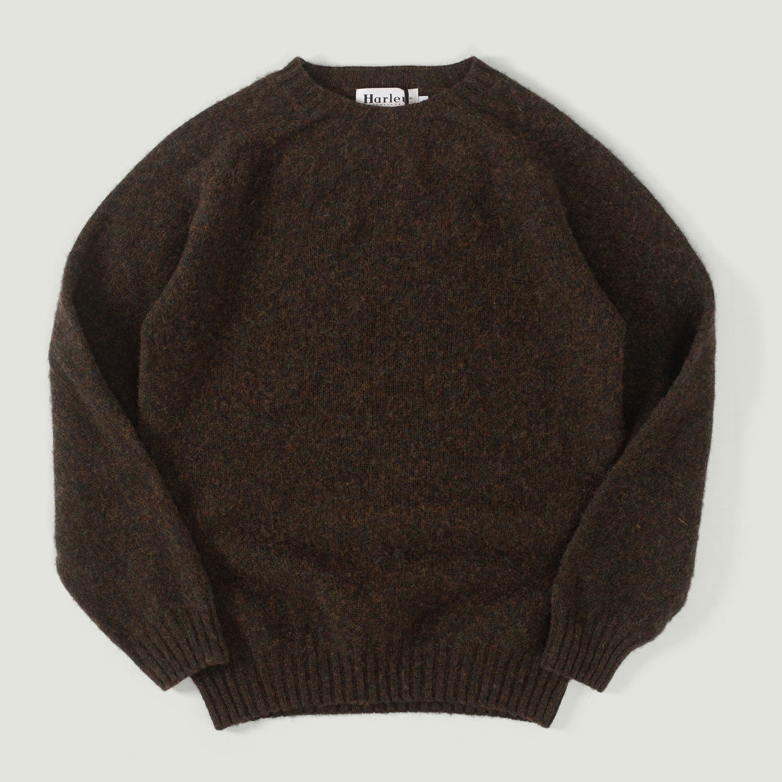Shaggy Crew Neck Carob