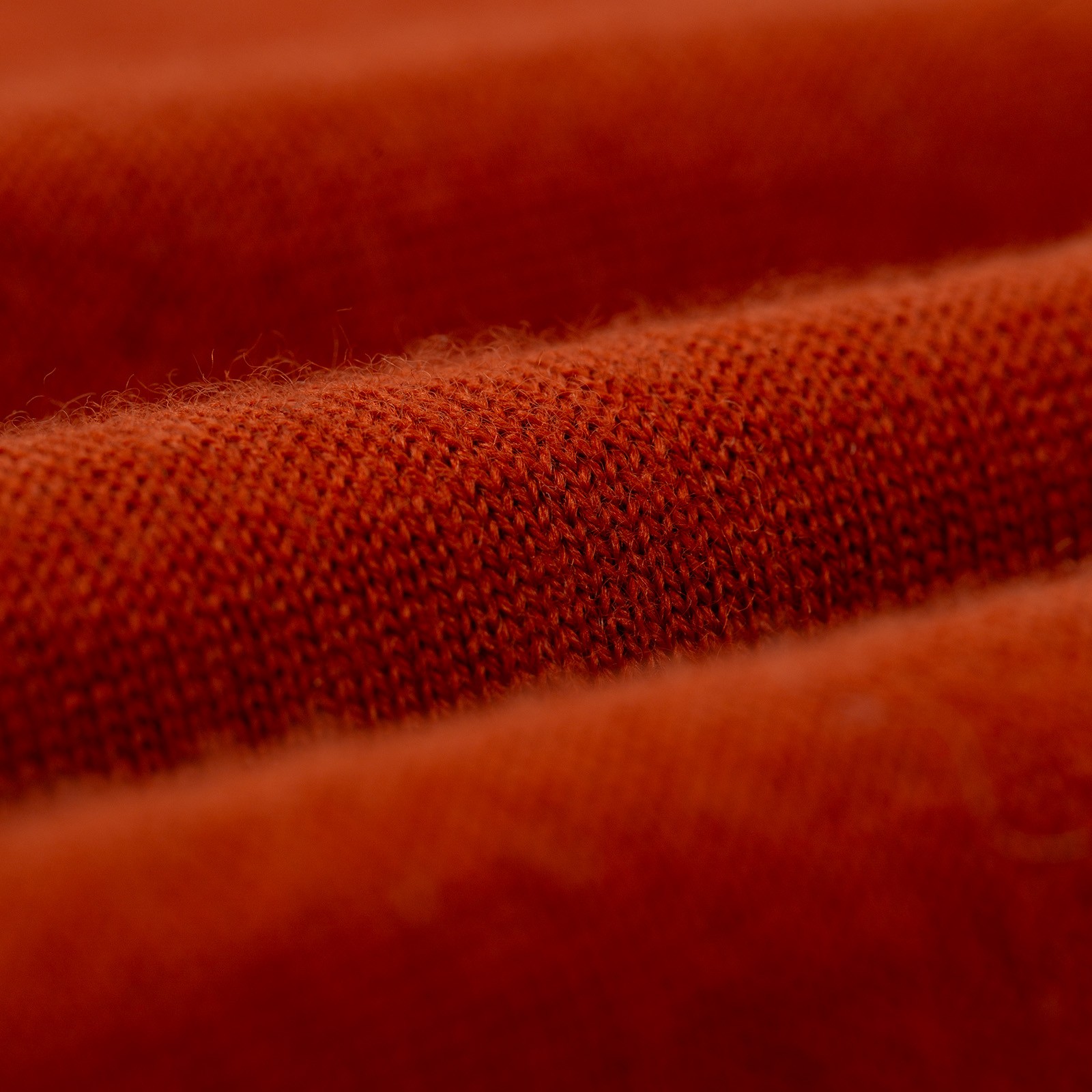 12G Wool Crew Neck Orange