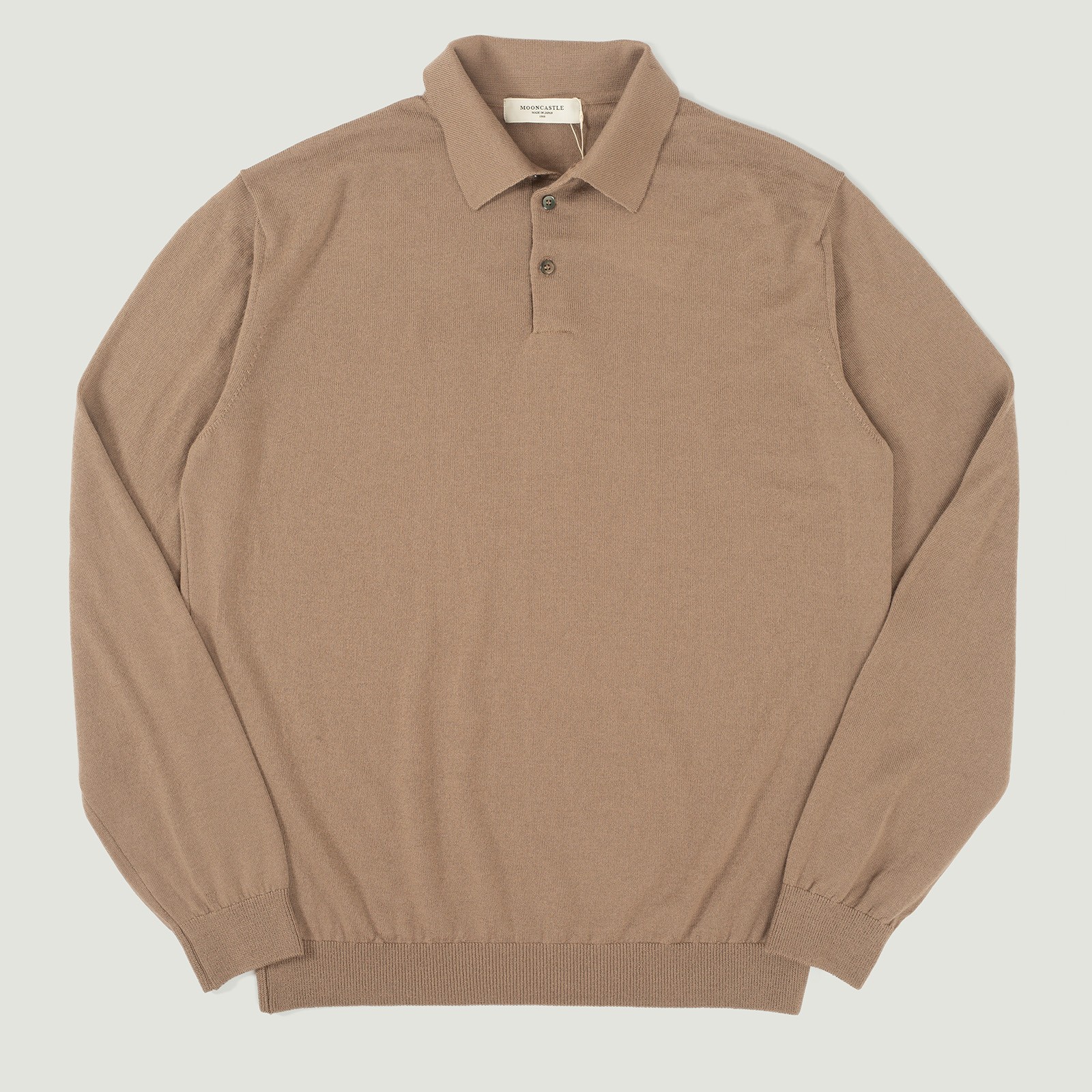 vignette flâneursMOONCASTLE 12G Wool Polo Neck beige
