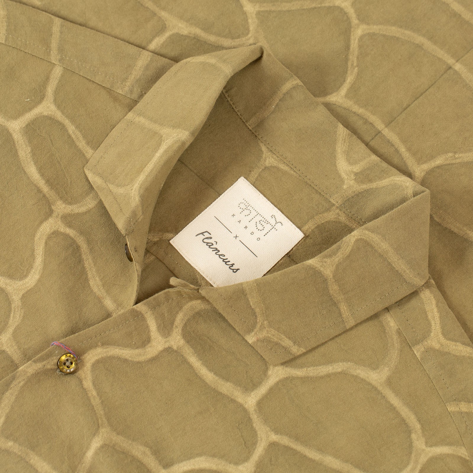 chemise collaboration Kardo FW25 3 detail col