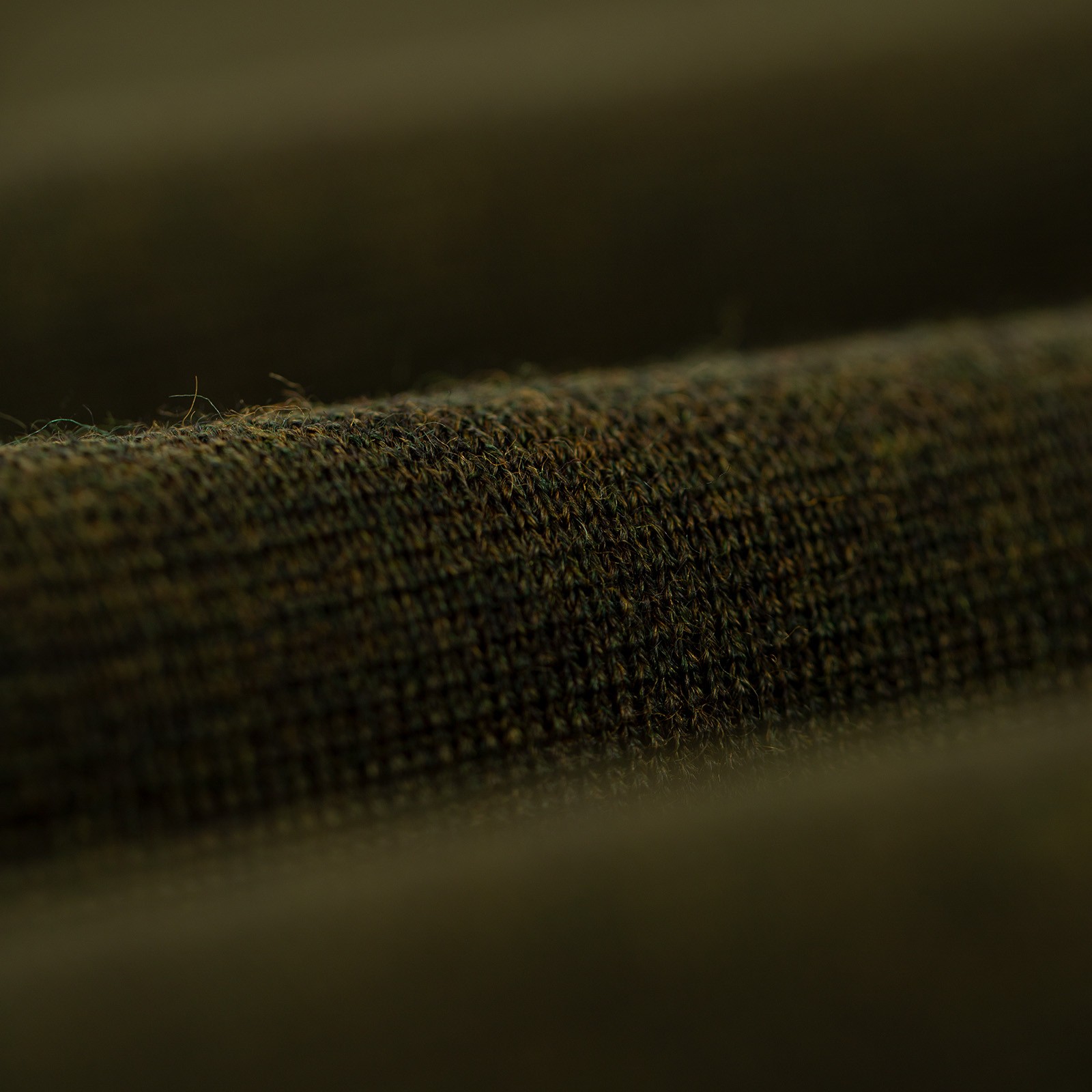 detail laine Noragi classique Le Minor X Flâneurs olive